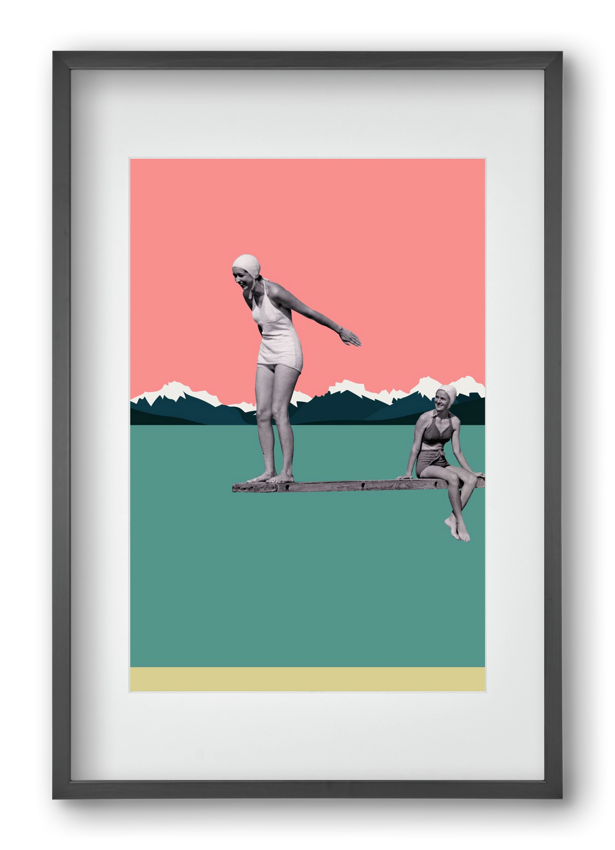 Holidays 2., 40x60 cm (30x45 cm), Fekete keret, paszpartuval