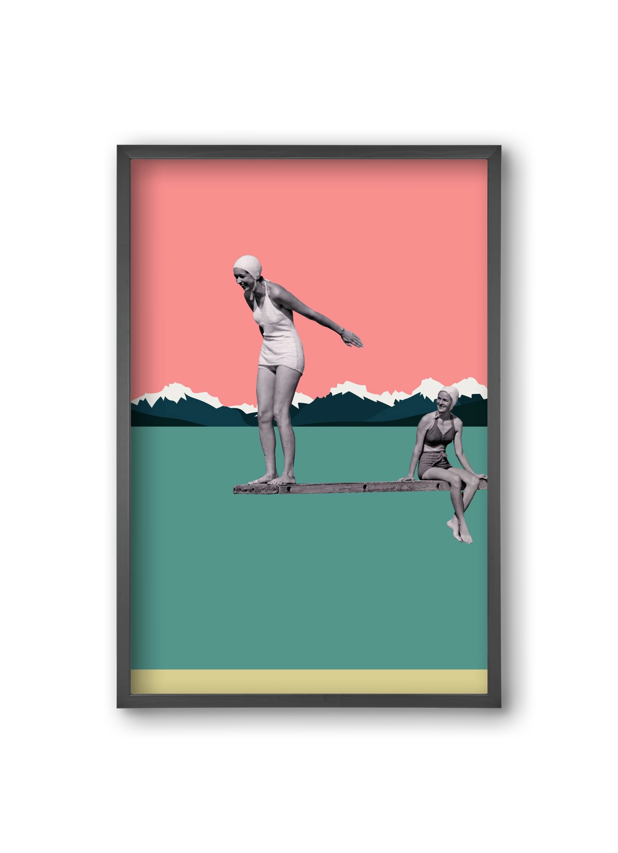 Holidays 2., 20x30 cm (20x30 cm), Fekete keret