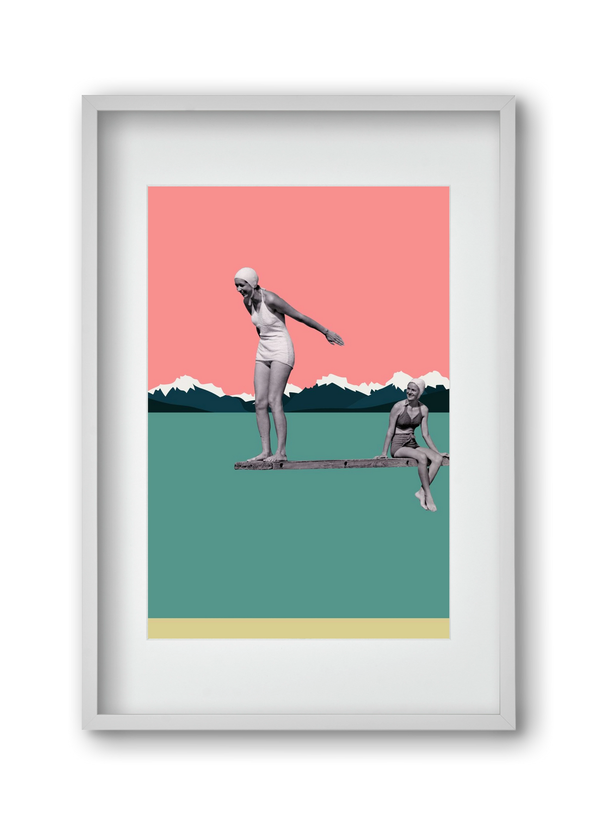 Holidays 2., 30x45 cm (20x30 cm), Fehér keret, paszpartuval