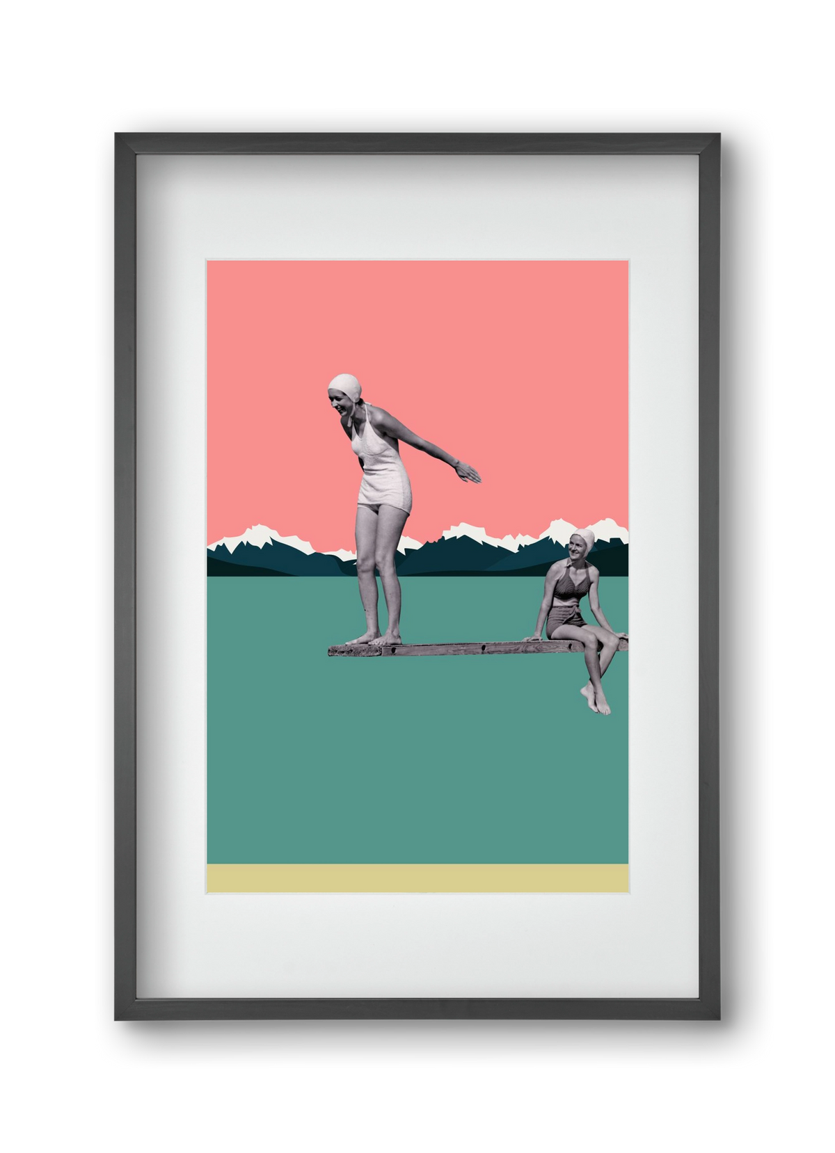 Holidays 2., 30x45 cm (20x30 cm), Fekete keret, paszpartuval