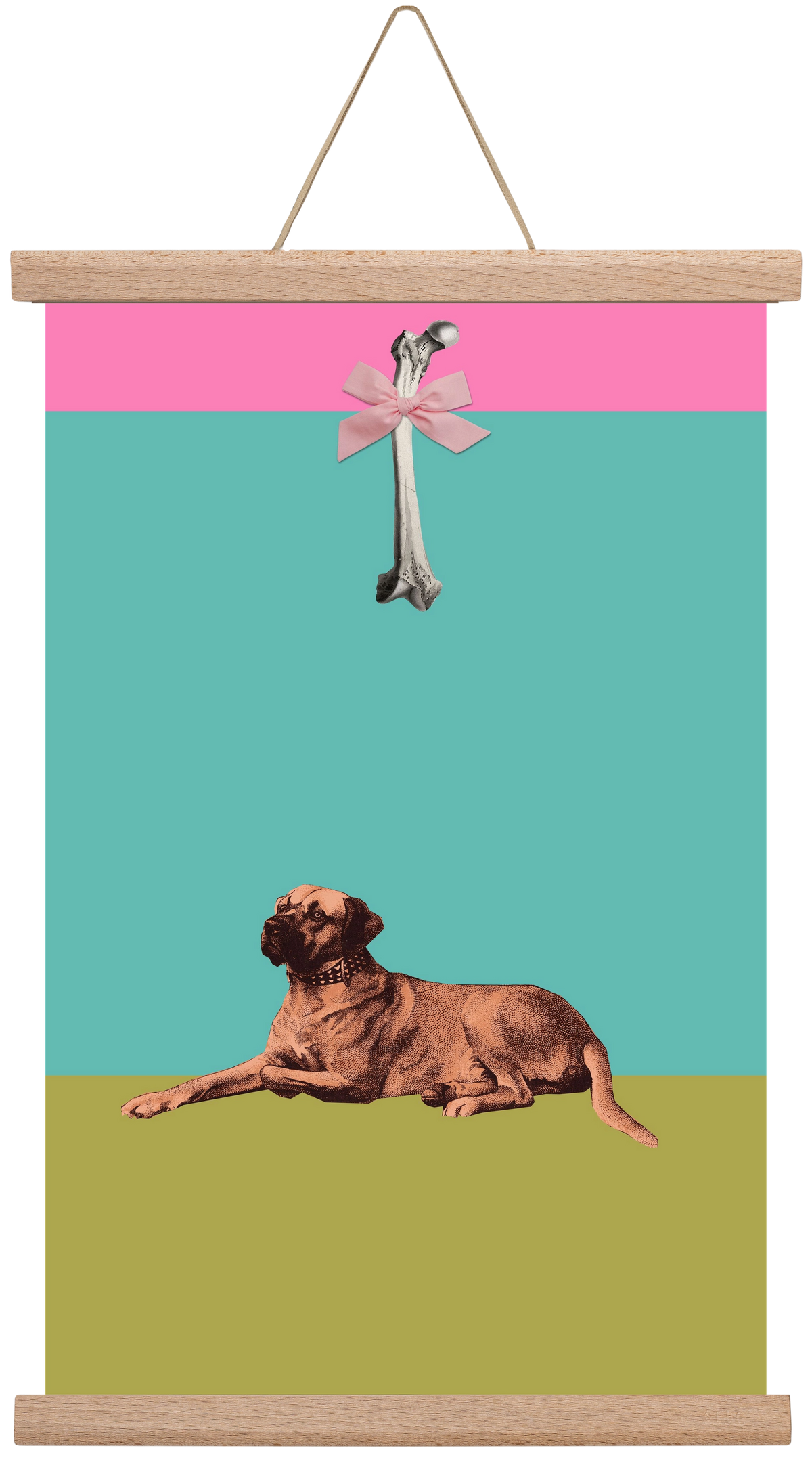 Hopes 2., 30x45 cm (30x45 cm), Tölgy akasztó