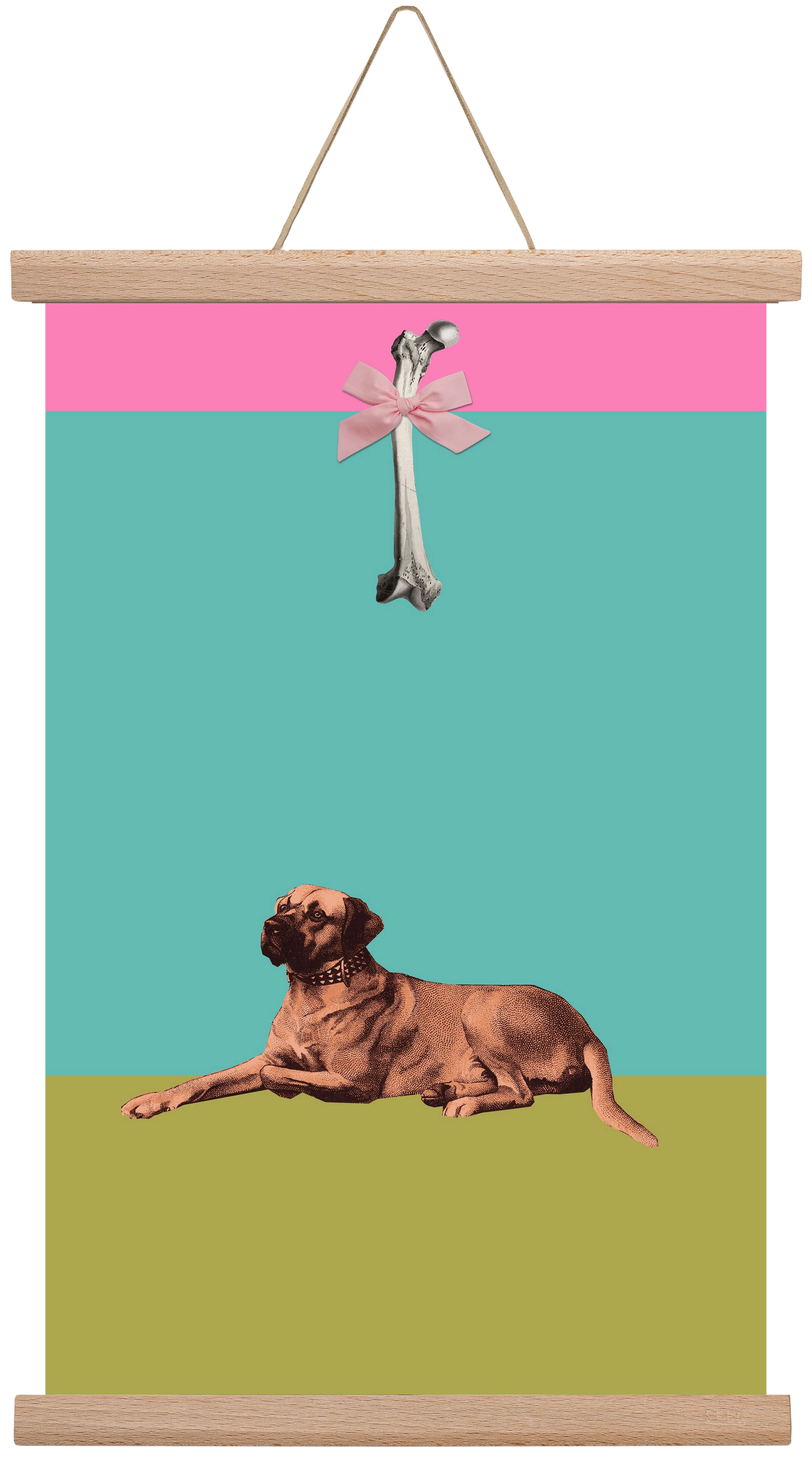 Hopes 2., 30x45 cm (30x45 cm), Tölgy akasztó