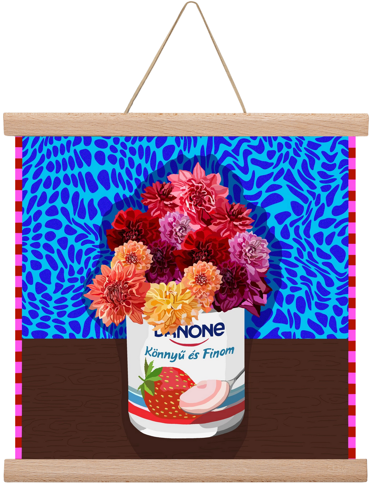 Könnyű és finom, 30x30 cm (30x30 cm), Tölgy akasztó