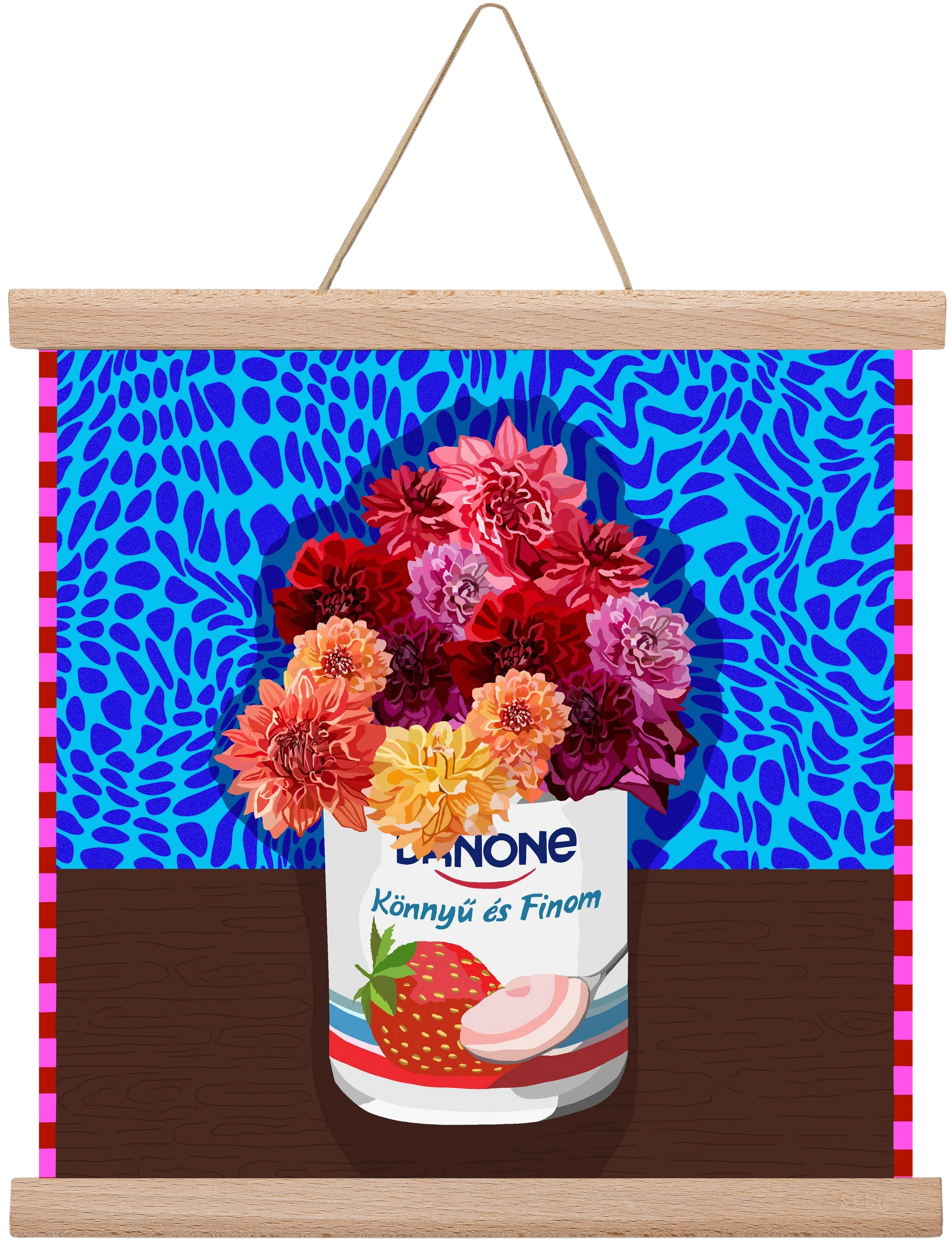 Könnyű és finom, 30x30 cm (30x30 cm), Tölgy akasztó