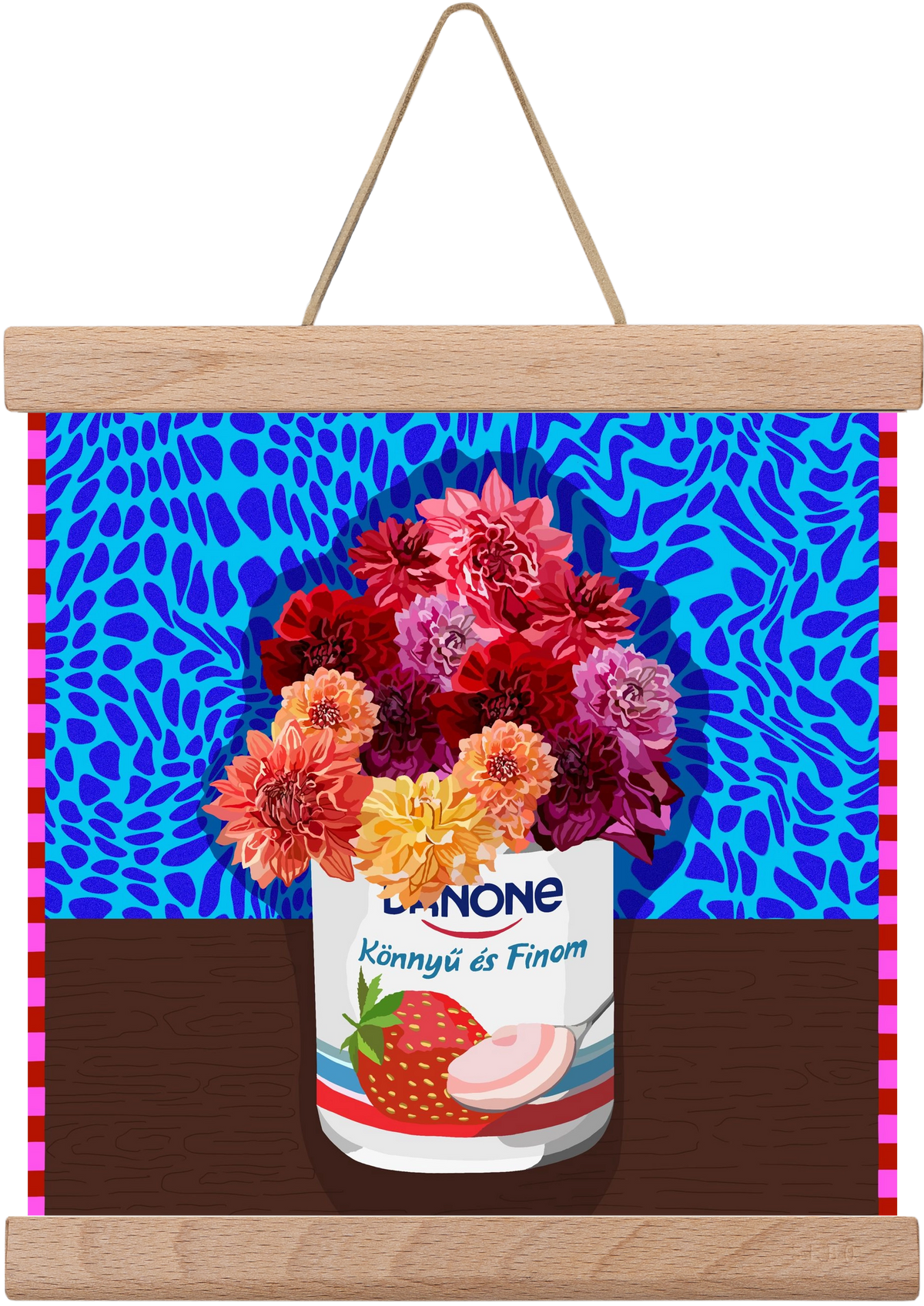 Könnyű és finom, 20x20 cm (20x20 cm), Tölgy akasztó