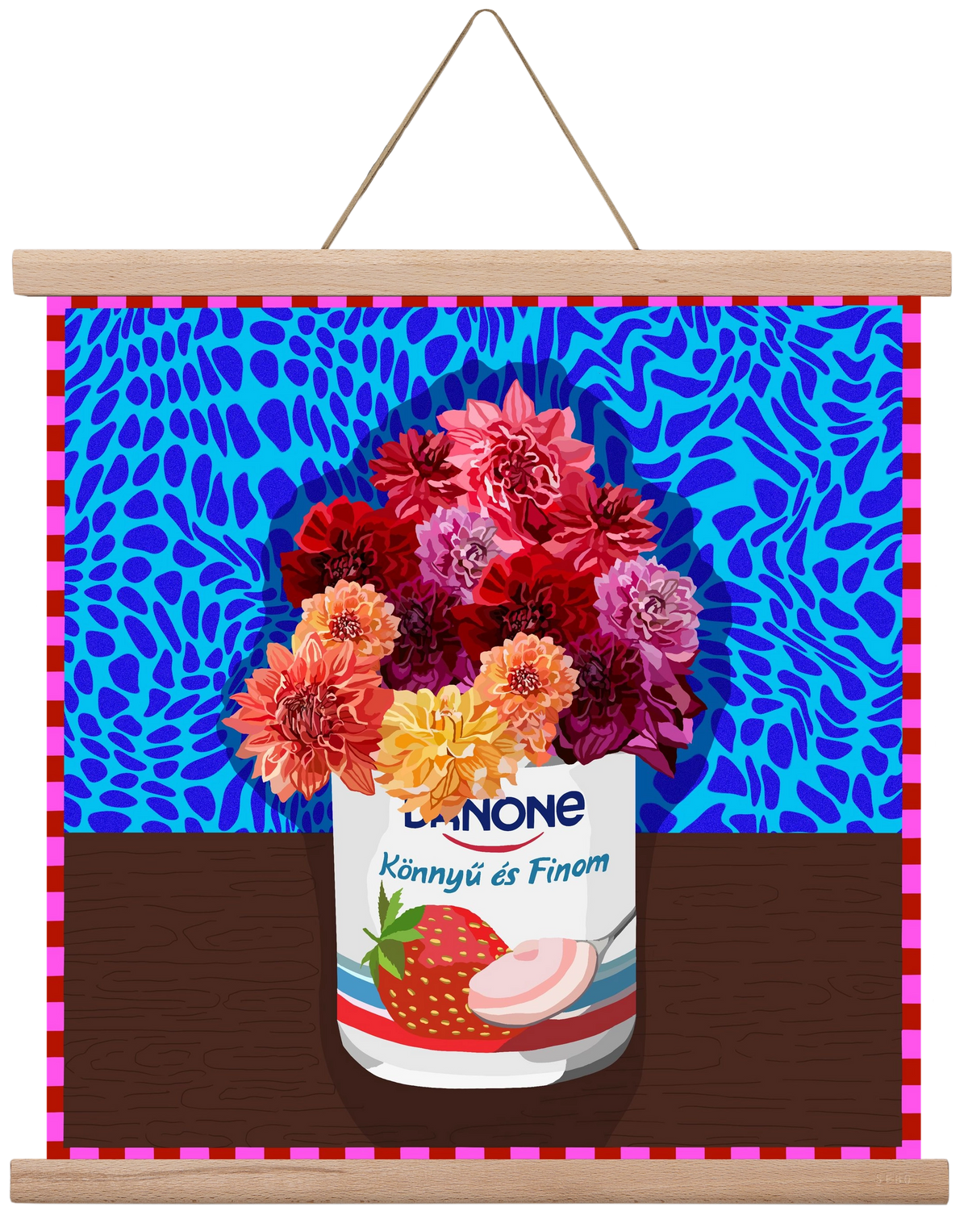 Könnyű és finom, 40x40 cm (40x40 cm), Tölgy akasztó