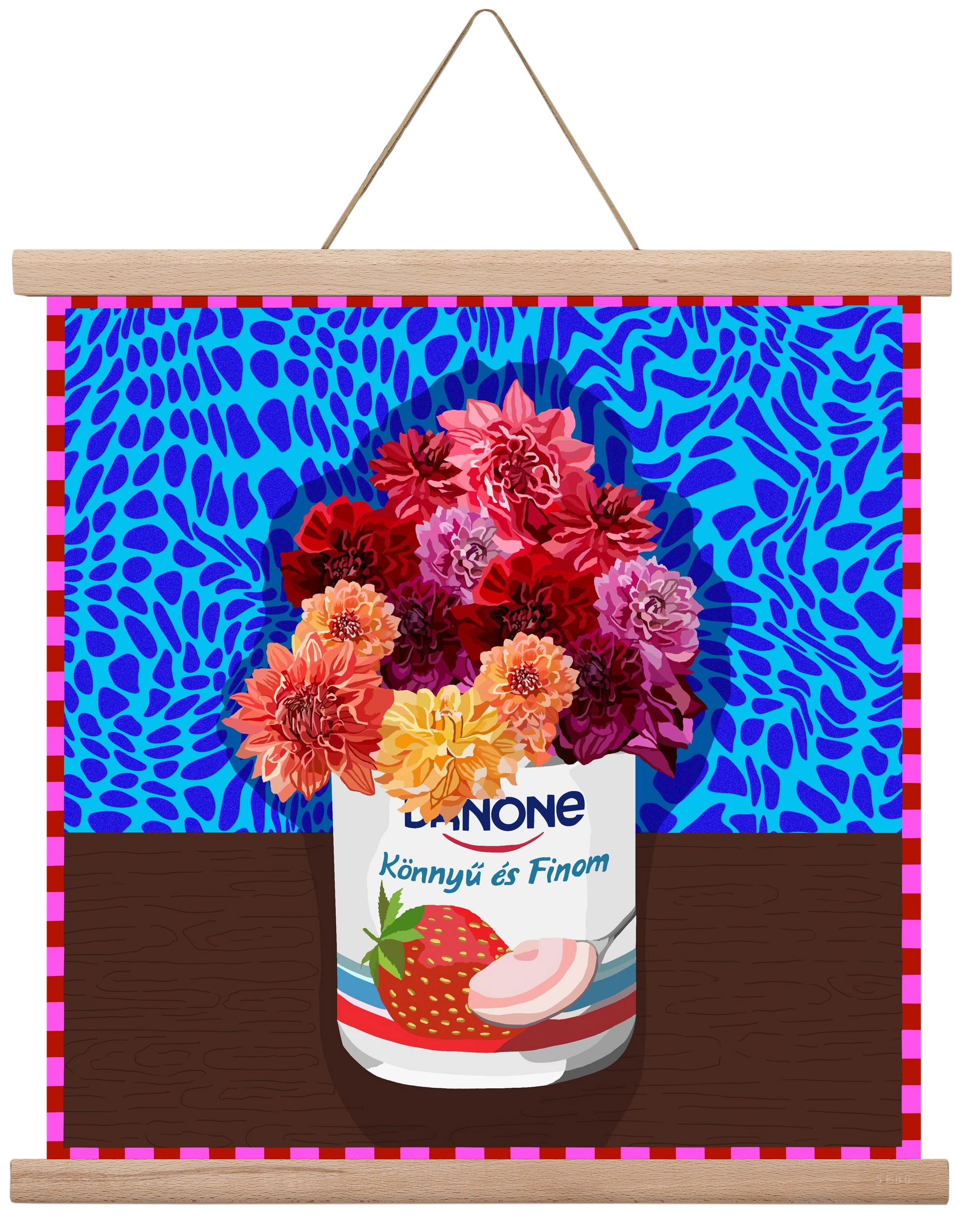 Könnyű és finom, 40x40 cm (40x40 cm), Tölgy akasztó