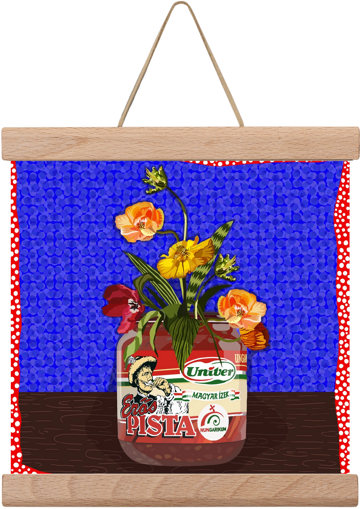 Életed fűszere, 20x20 cm (20x20 cm), Tölgy akasztó