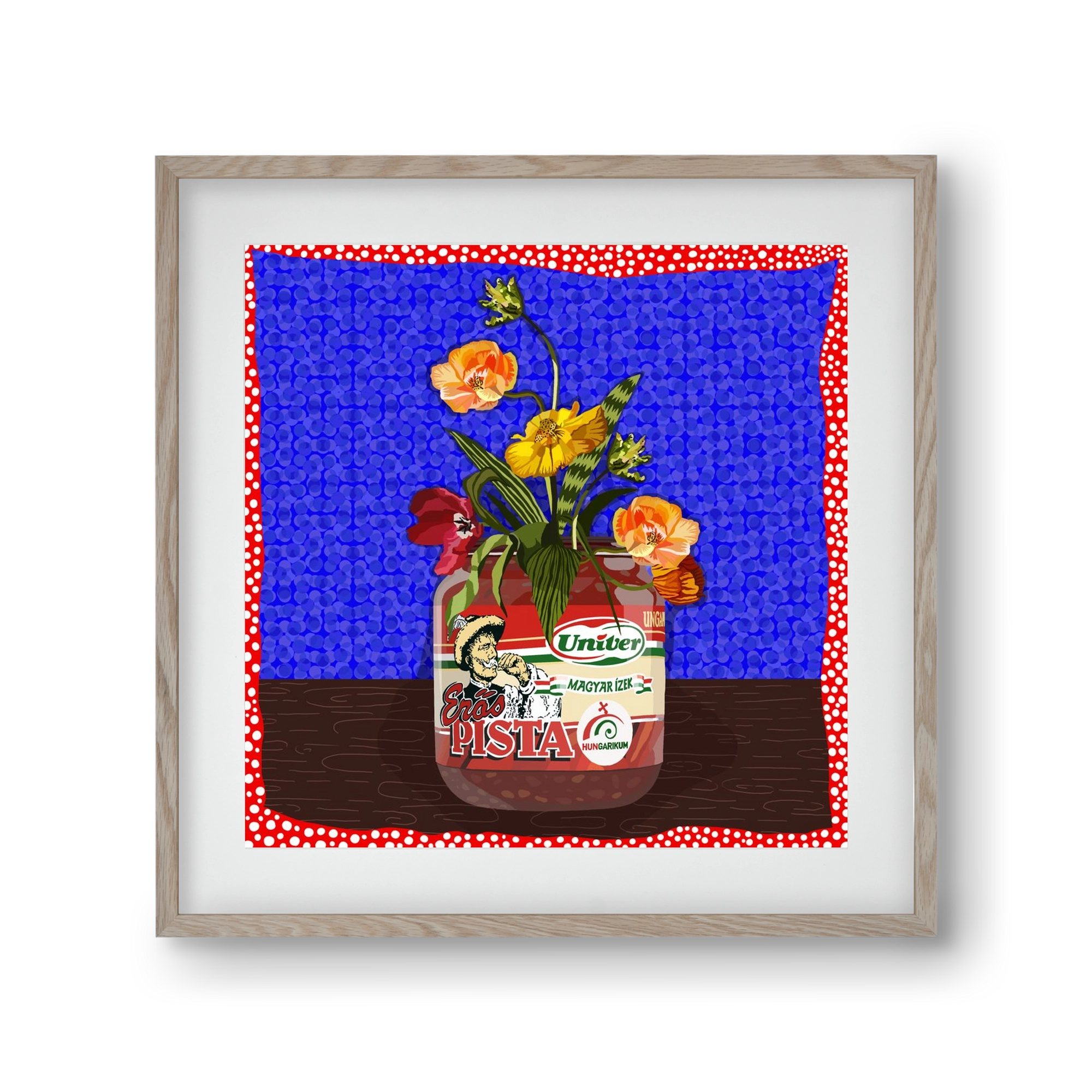 Életed fűszere, 30x30 cm (20x20 cm), Tölgy keret, paszpartuval