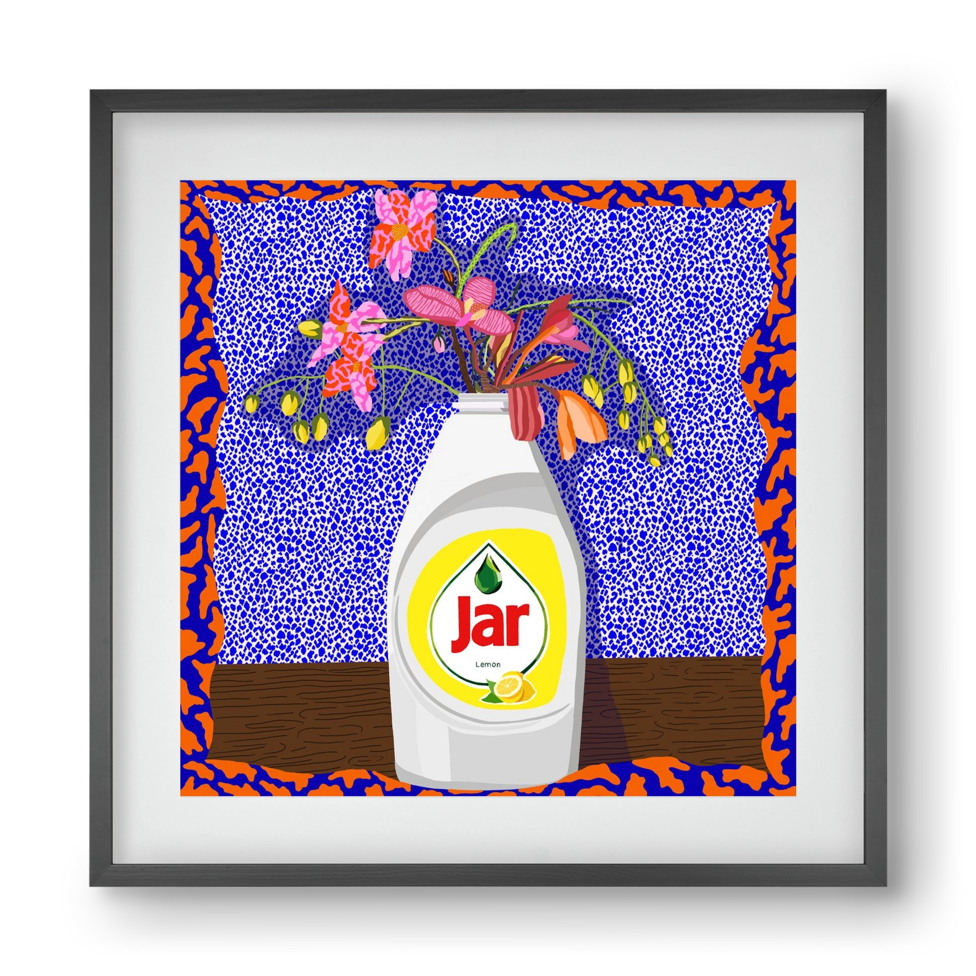 Csillogóan tiszta, 40x40 cm (30x30 cm), Fekete keret, paszpartuval