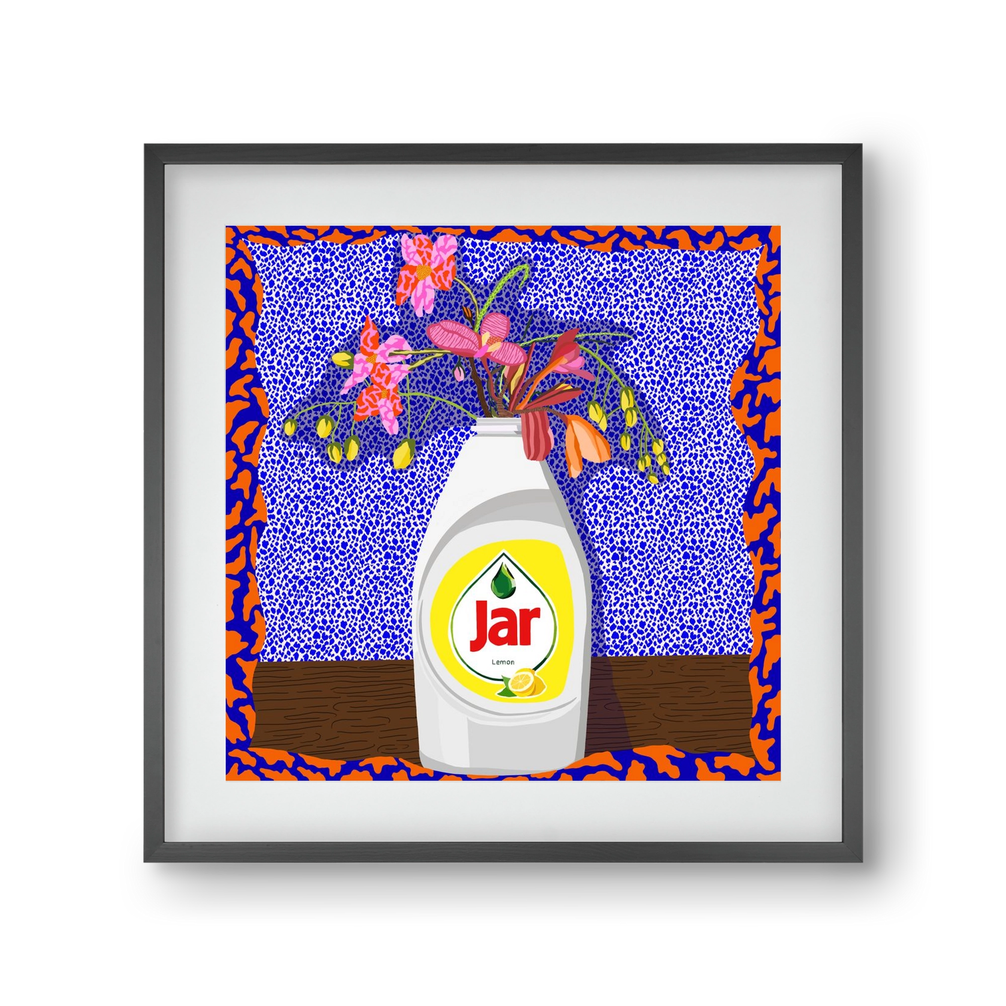 Csillogóan tiszta, 30x30 cm (20x20 cm), Fekete keret, paszpartuval