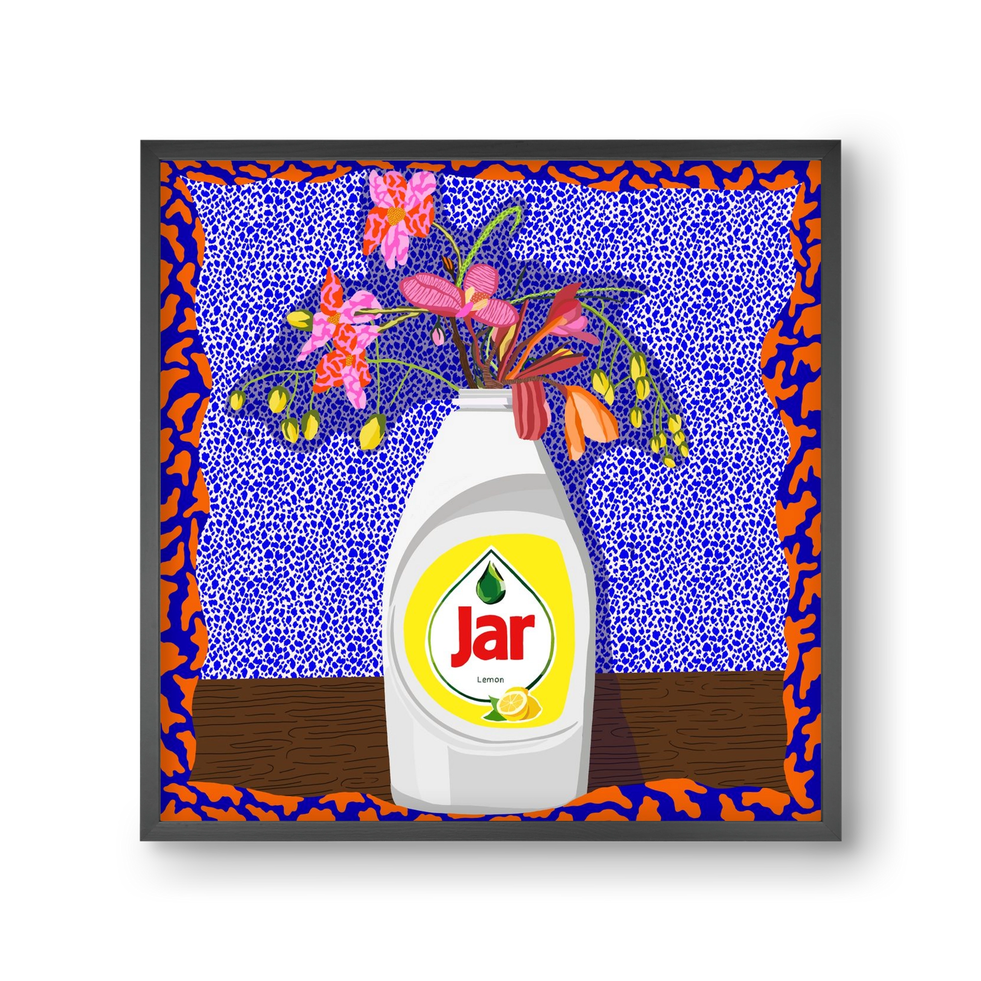 Csillogóan tiszta, 30x30 cm (30x30 cm), Fekete keret