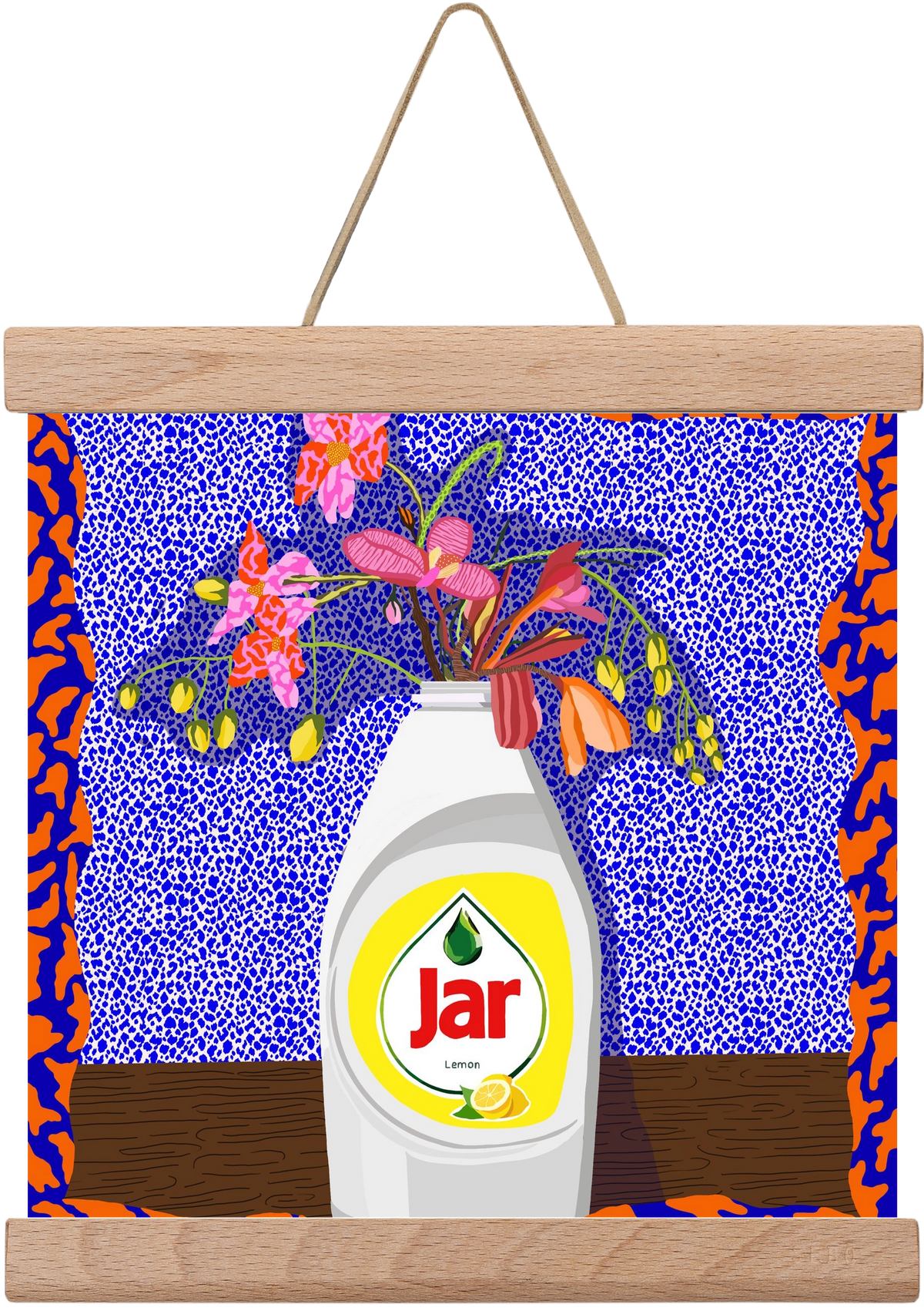 Csillogóan tiszta, 20x20 cm (20x20 cm), Tölgy akasztó