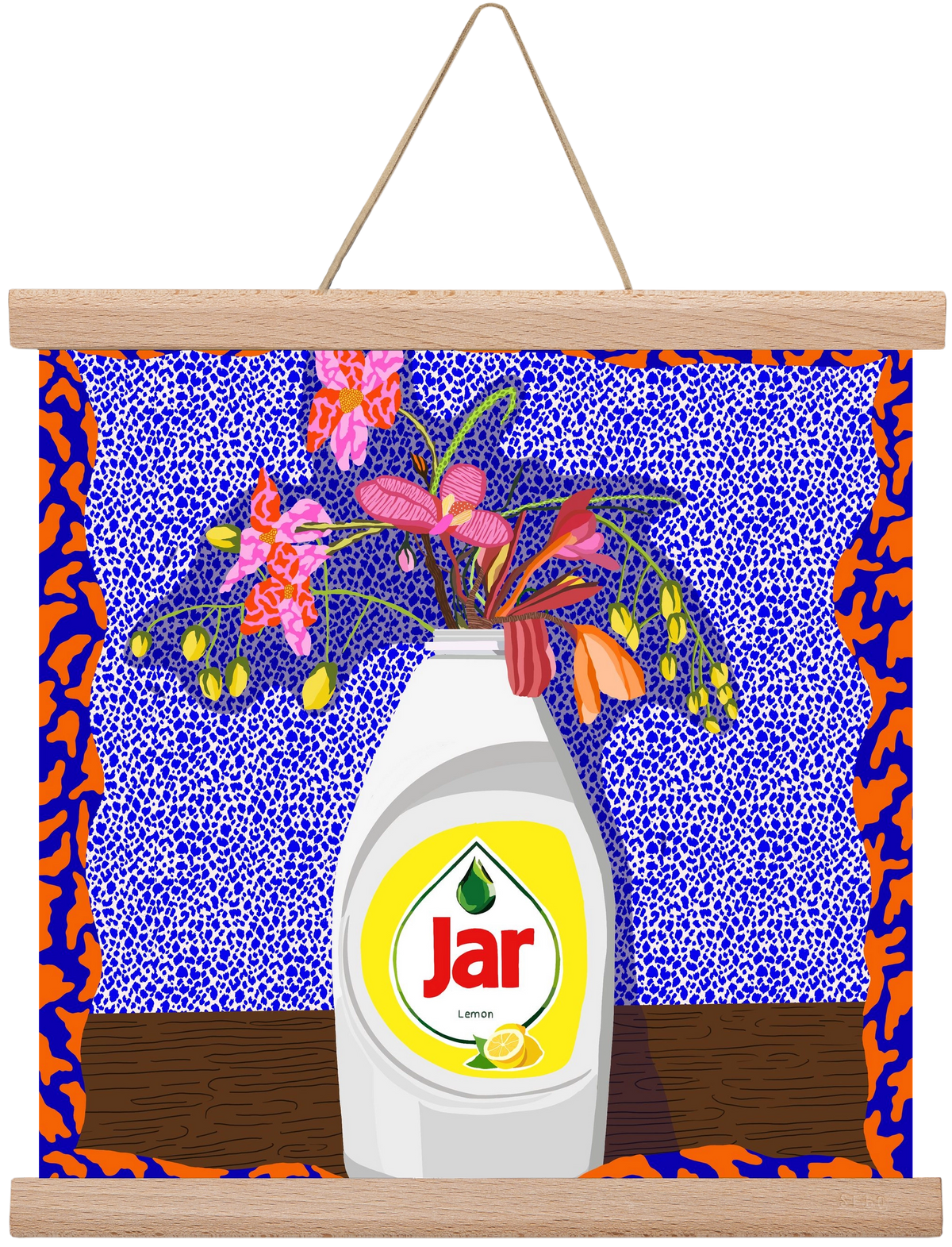 Csillogóan tiszta, 30x30 cm (30x30 cm), Tölgy akasztó