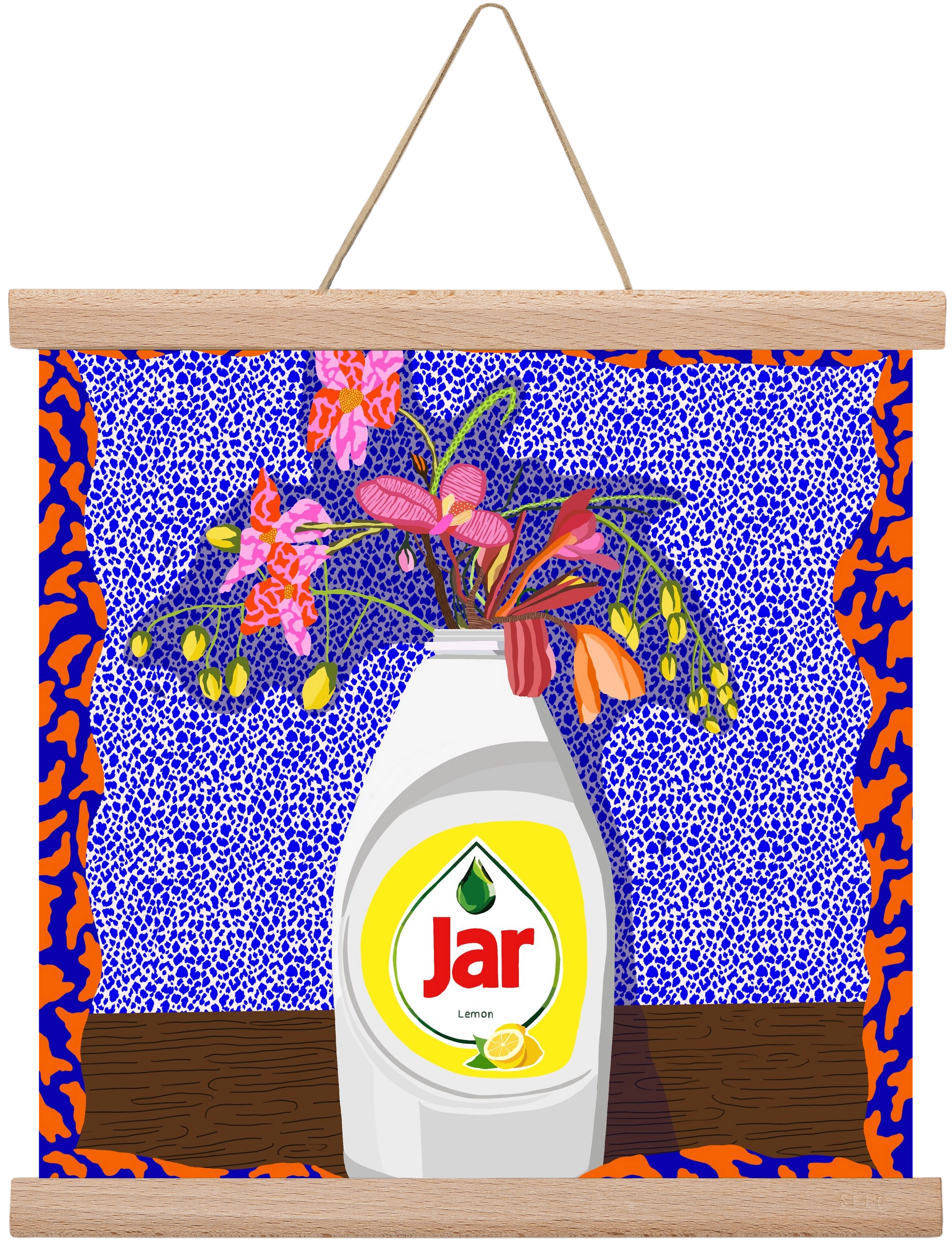 Csillogóan tiszta, 30x30 cm (30x30 cm), Tölgy akasztó