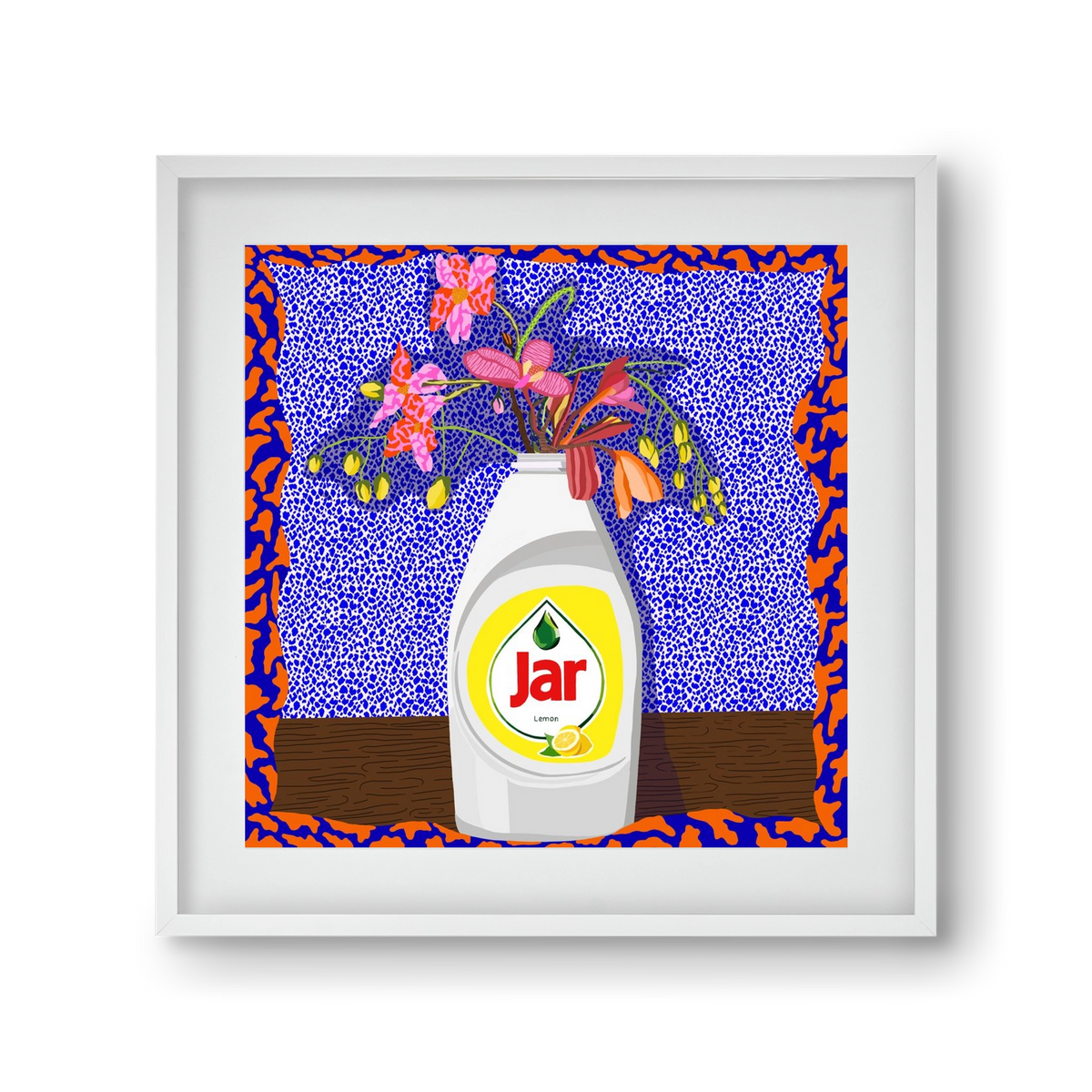 Csillogóan tiszta, 30x30 cm (20x20 cm), Fehér keret, paszpartuval