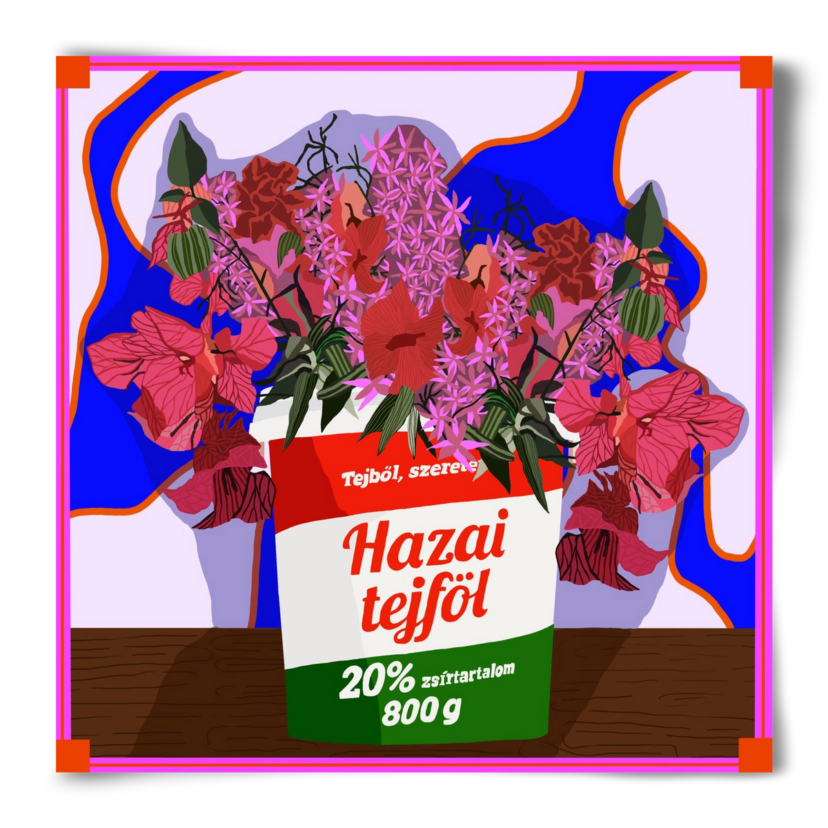 Hazai ízek, 50x50 cm, Keret nélkül