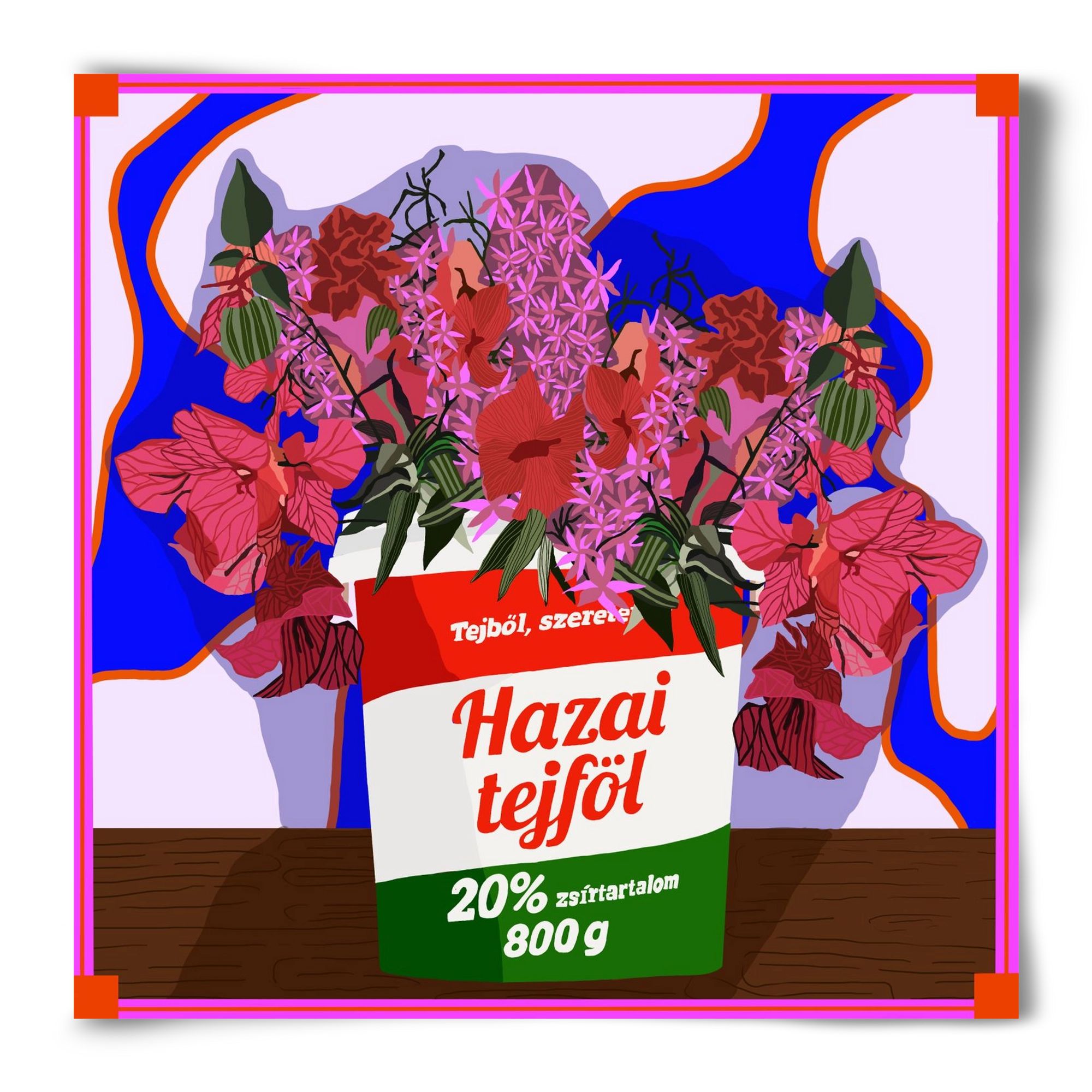 Hazai ízek, 50x50 cm, Keret nélkül