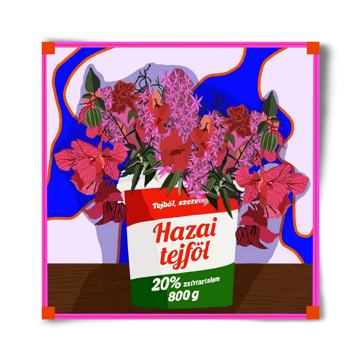 Hazai ízek, 40x40 cm, Keret nélkül