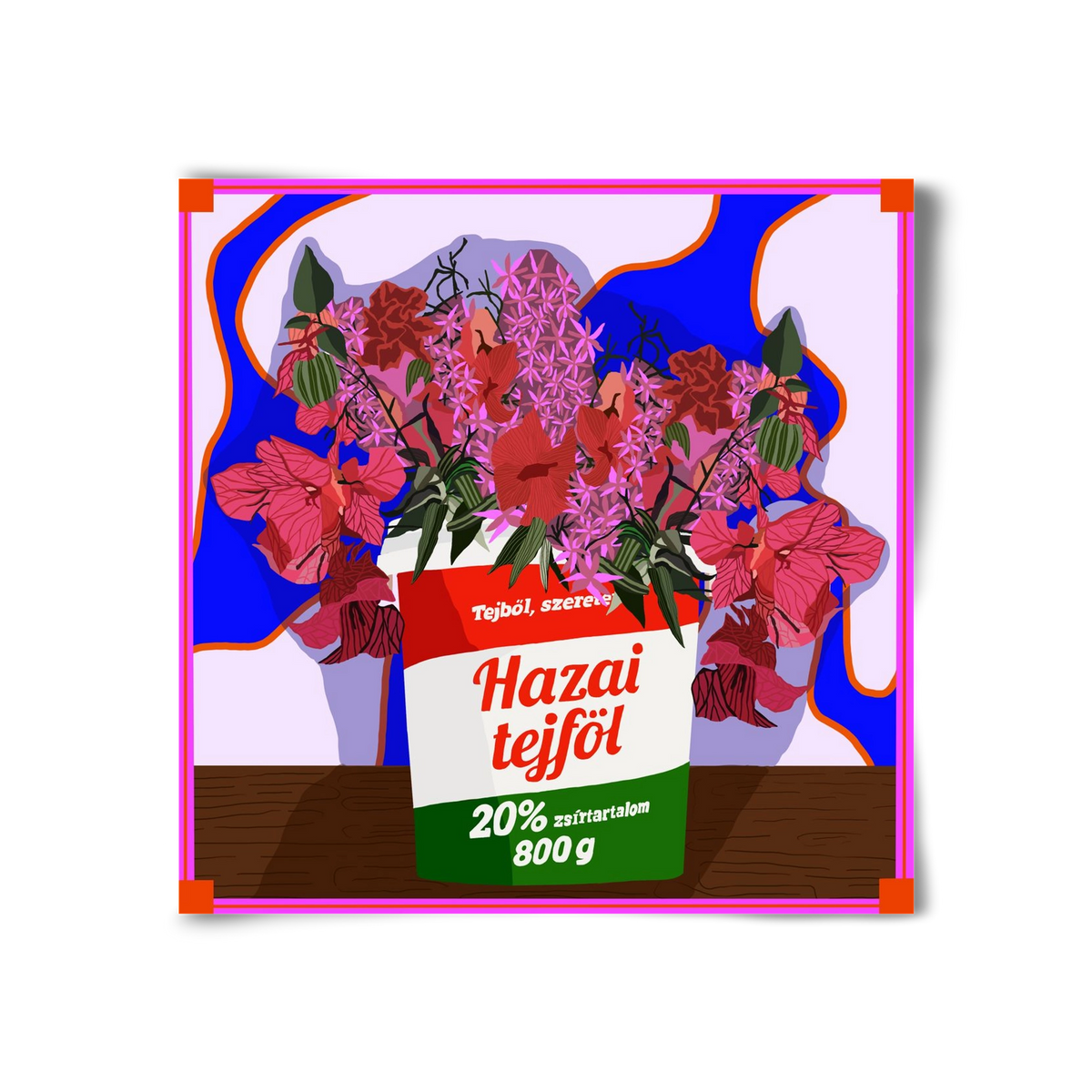 Hazai ízek, 30x30 cm, Keret nélkül