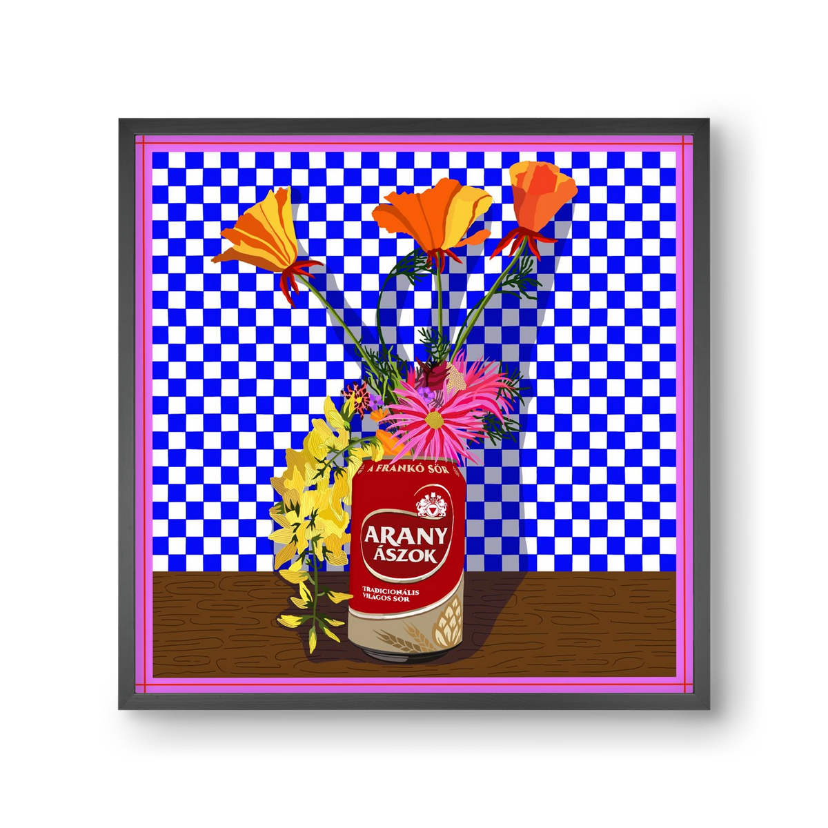 Az igazi, 30x30 cm (30x30 cm), Fekete keret