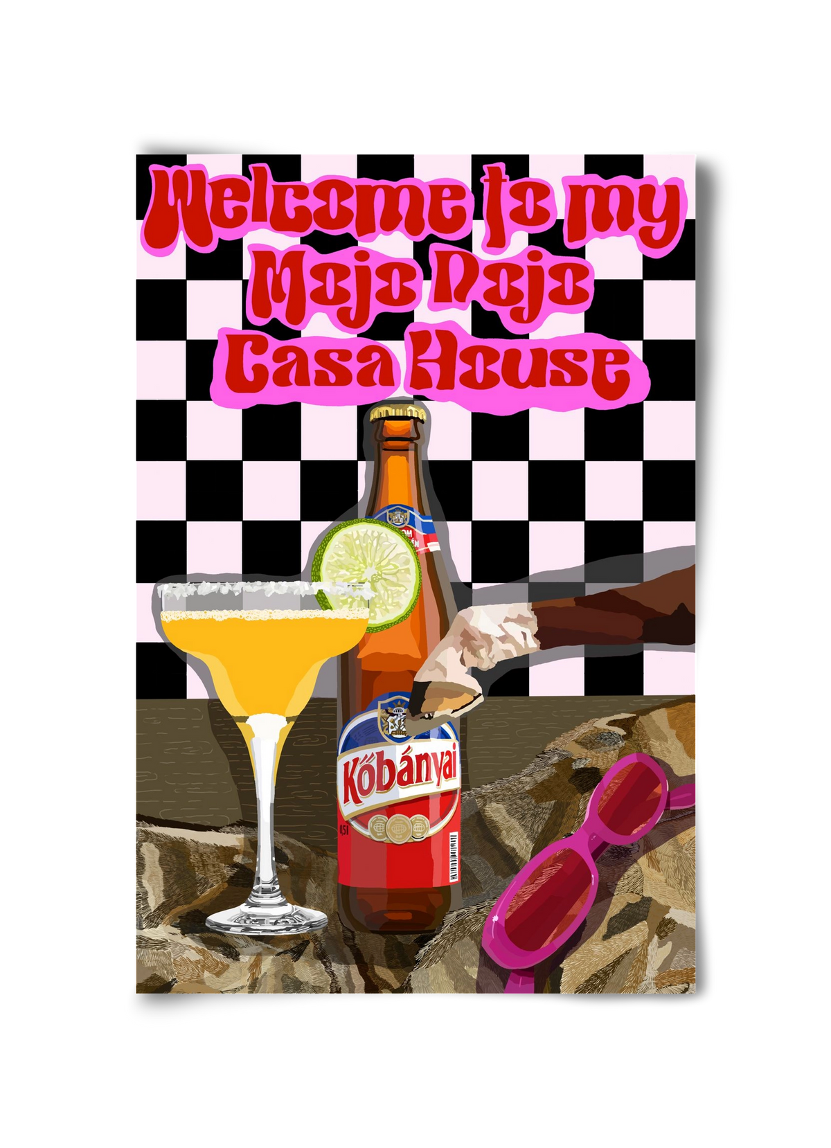 Mojo Dojo Casa House, 30x45 cm, Keret nélkül