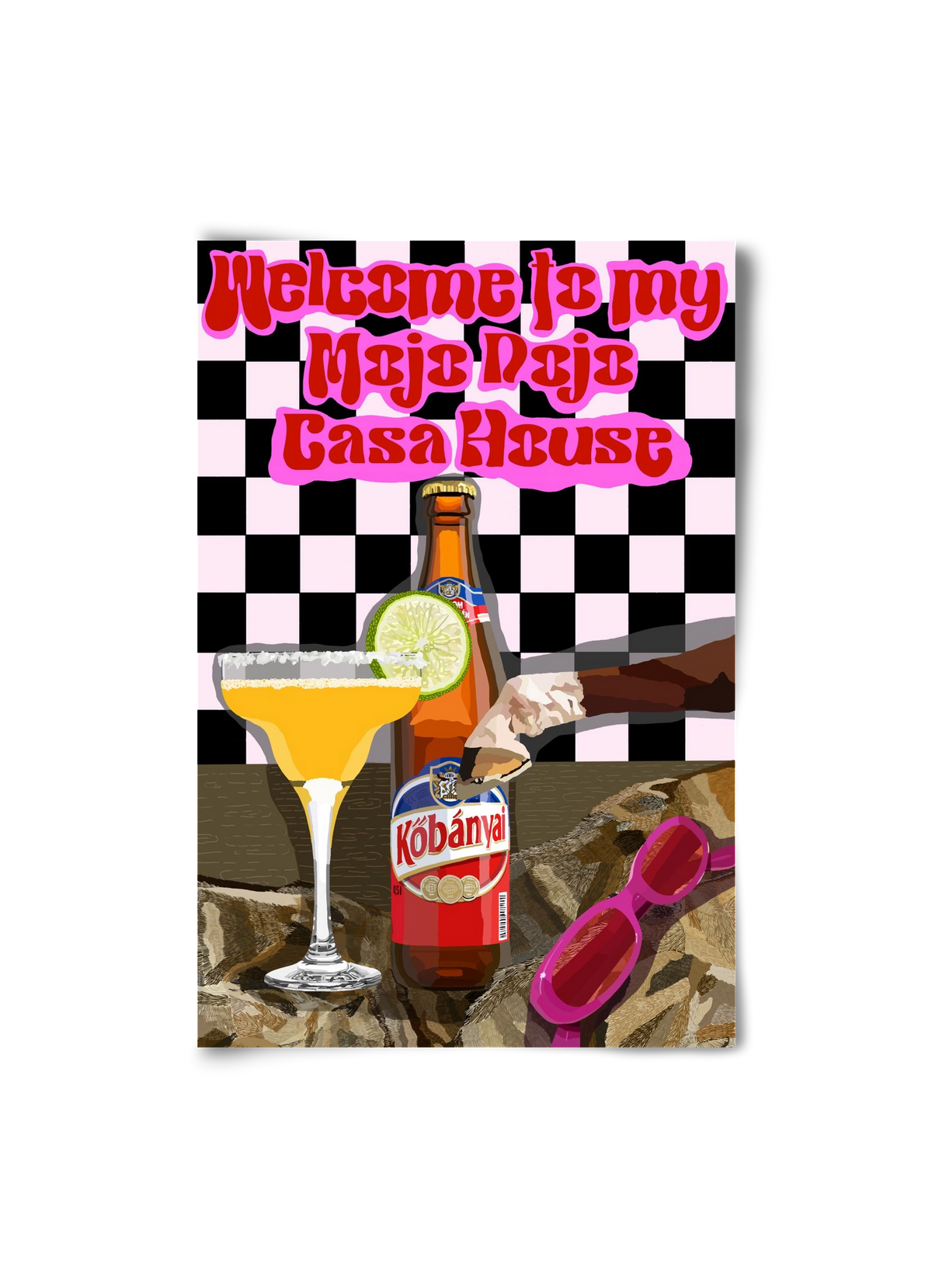 Mojo Dojo Casa House, 20x30 cm, Keret nélkül