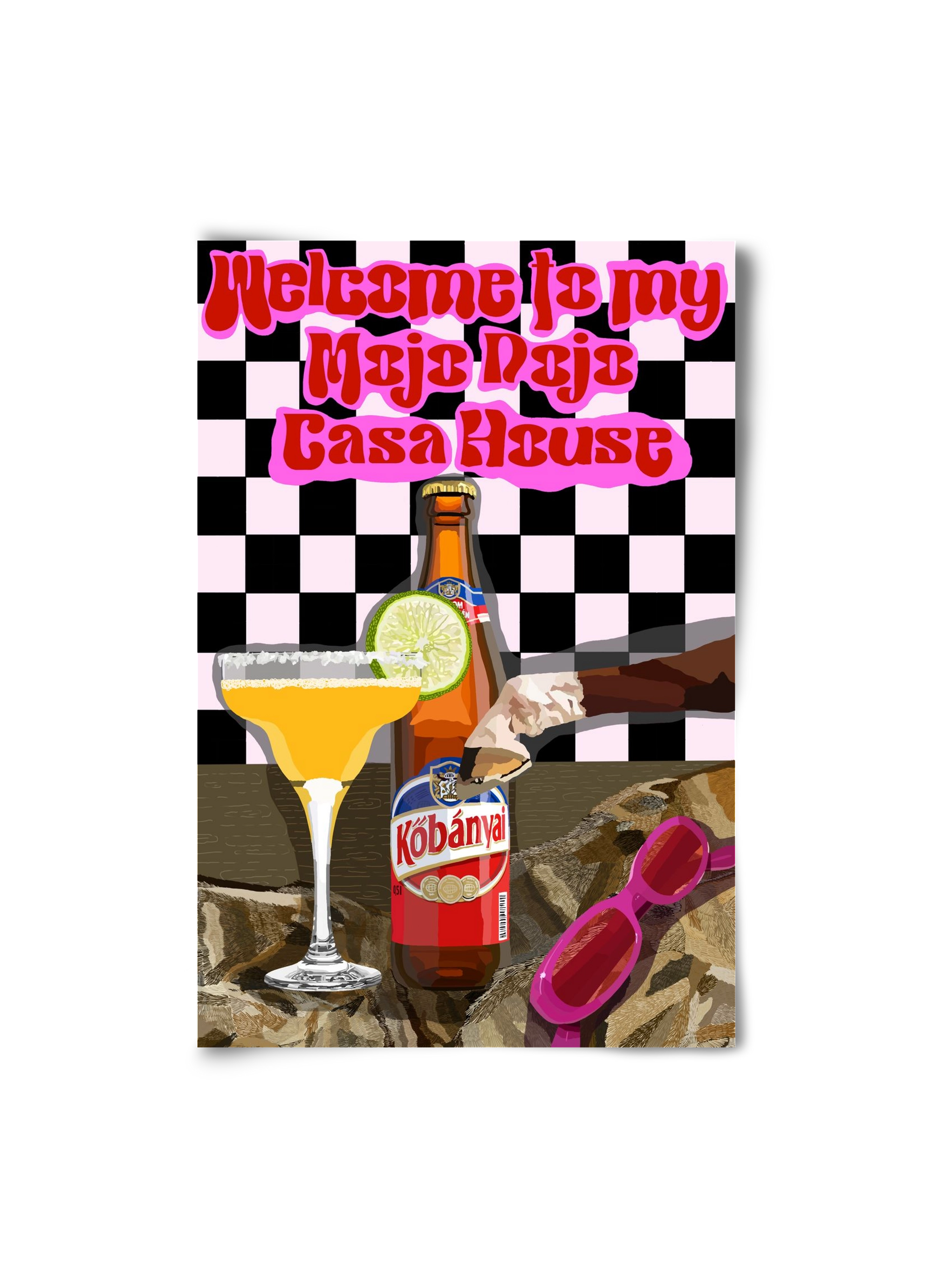 Mojo Dojo Casa House, 20x30 cm, Keret nélkül