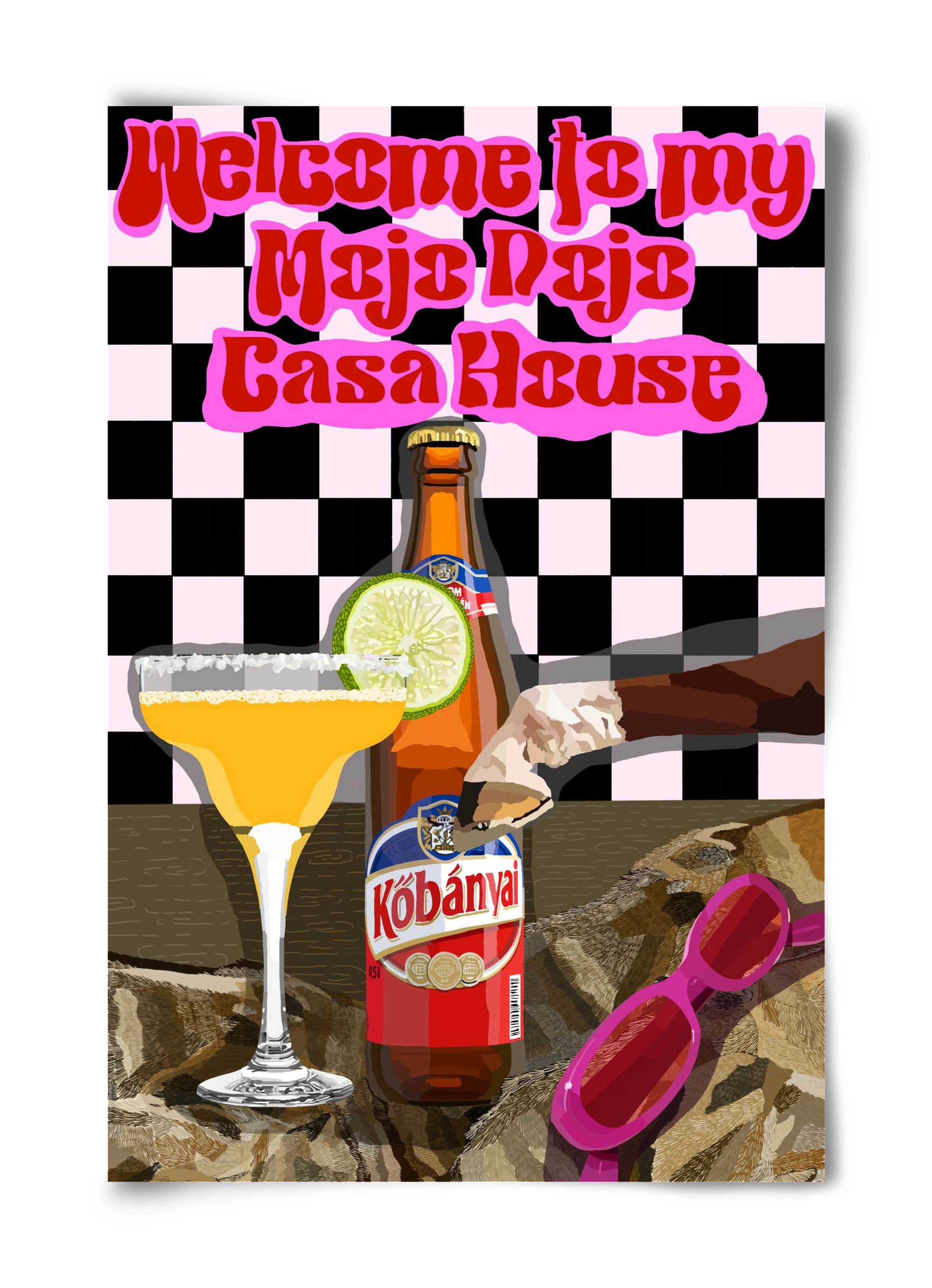 Mojo Dojo Casa House, 40x60 cm, Keret nélkül