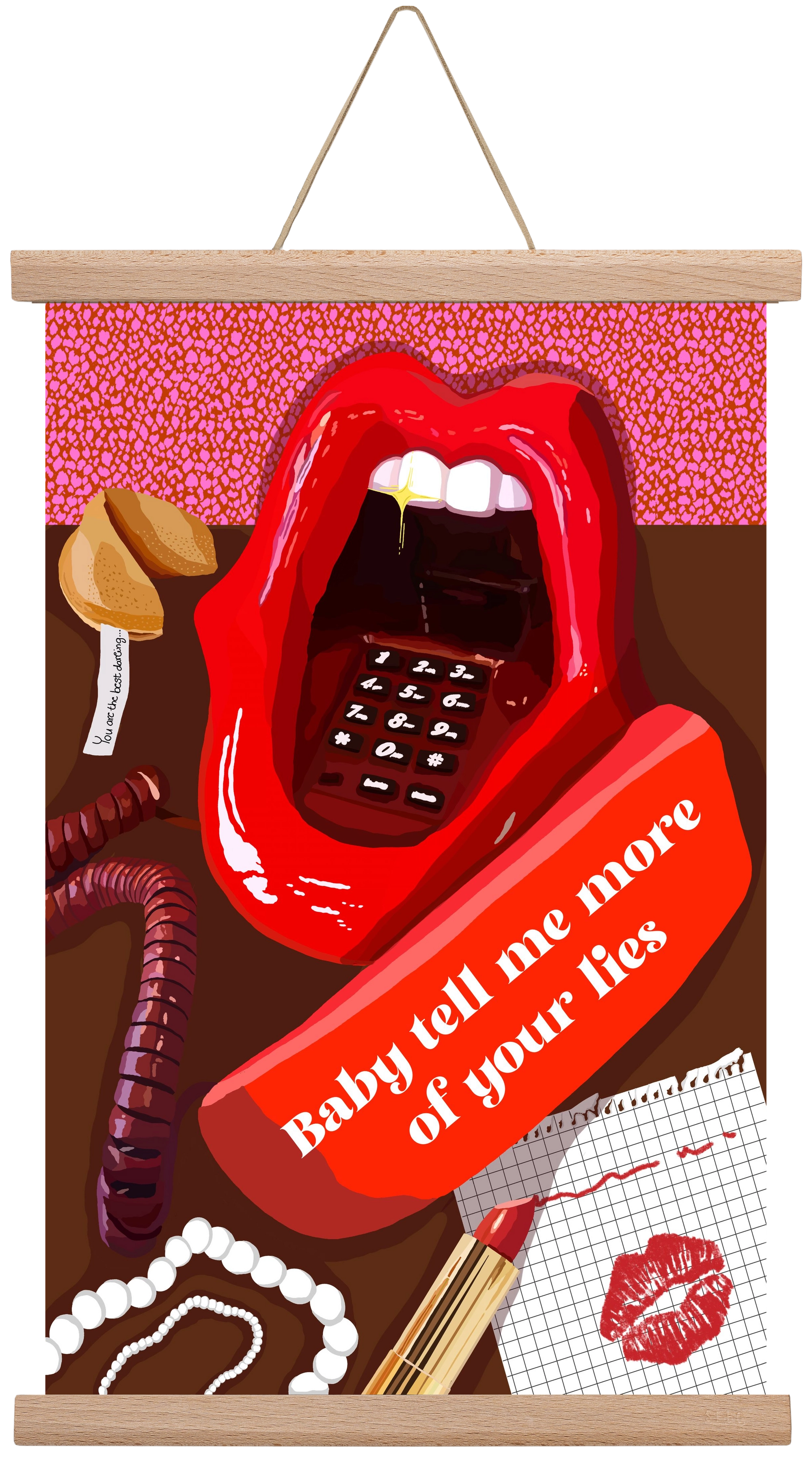 Lies, 30x45 cm (30x45 cm), Tölgy akasztó