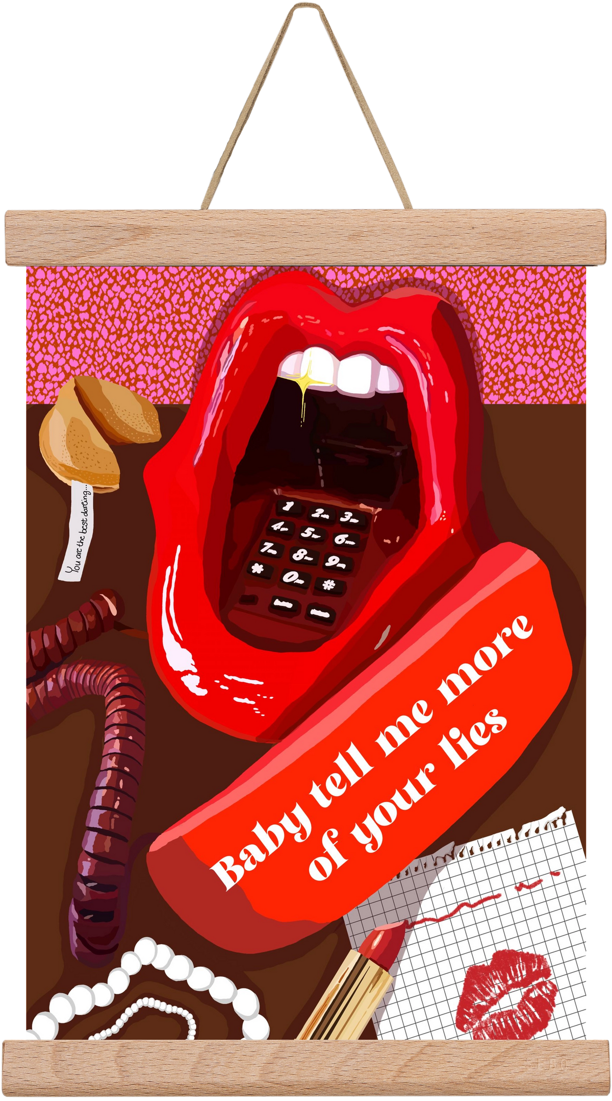 Lies, 20x30 cm (20x30 cm), Tölgy akasztó