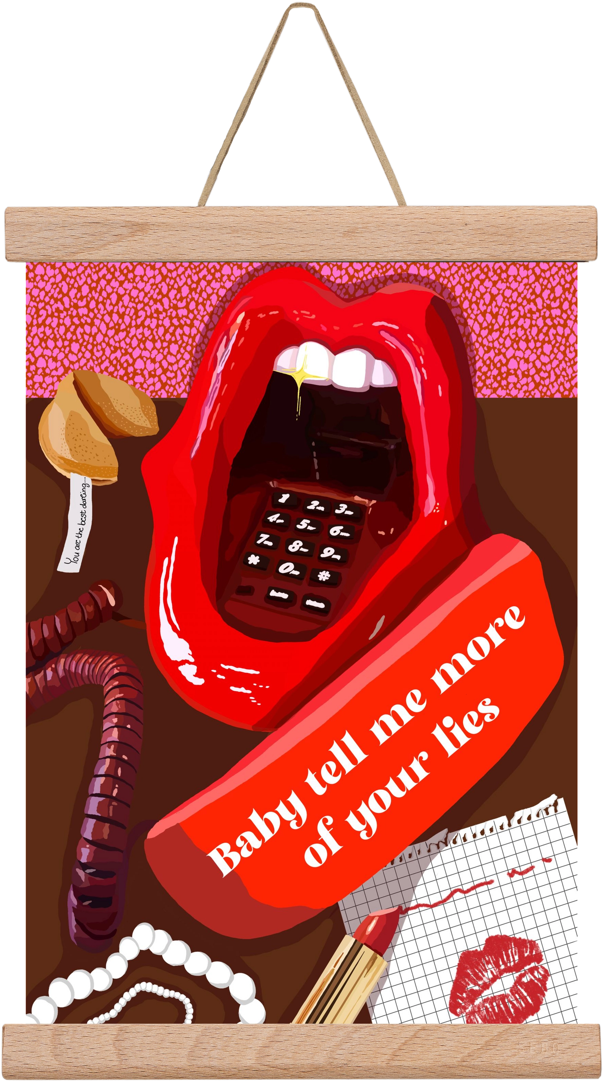 Lies, 20x30 cm (20x30 cm), Tölgy akasztó