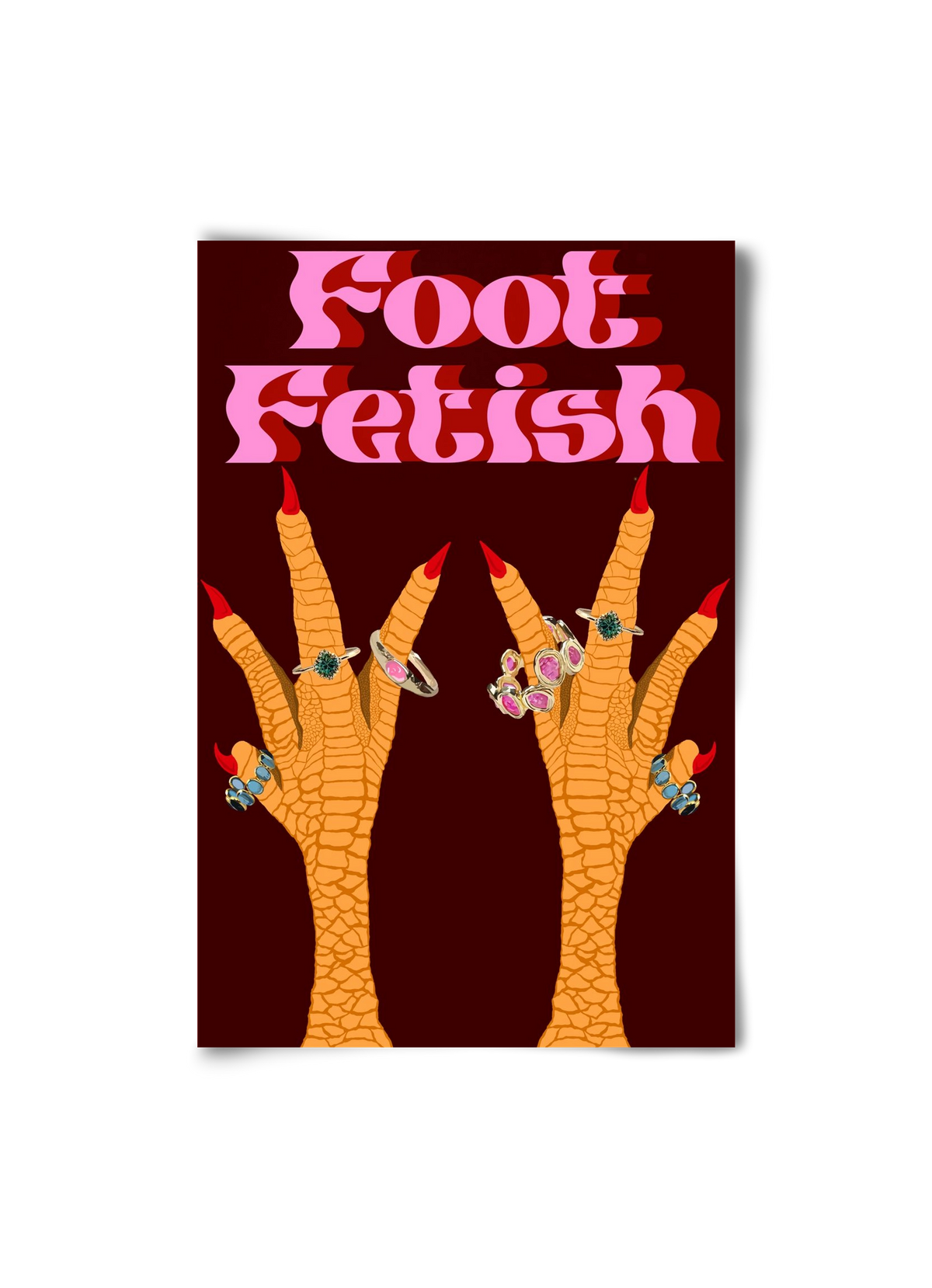Foot Fetish, 20x30 cm, Keret nélkül