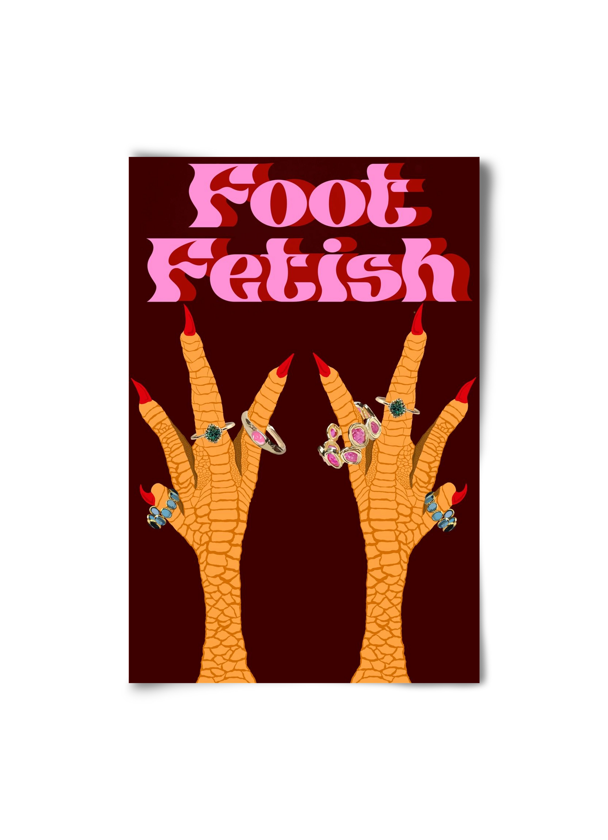 Foot Fetish, 20x30 cm, Keret nélkül
