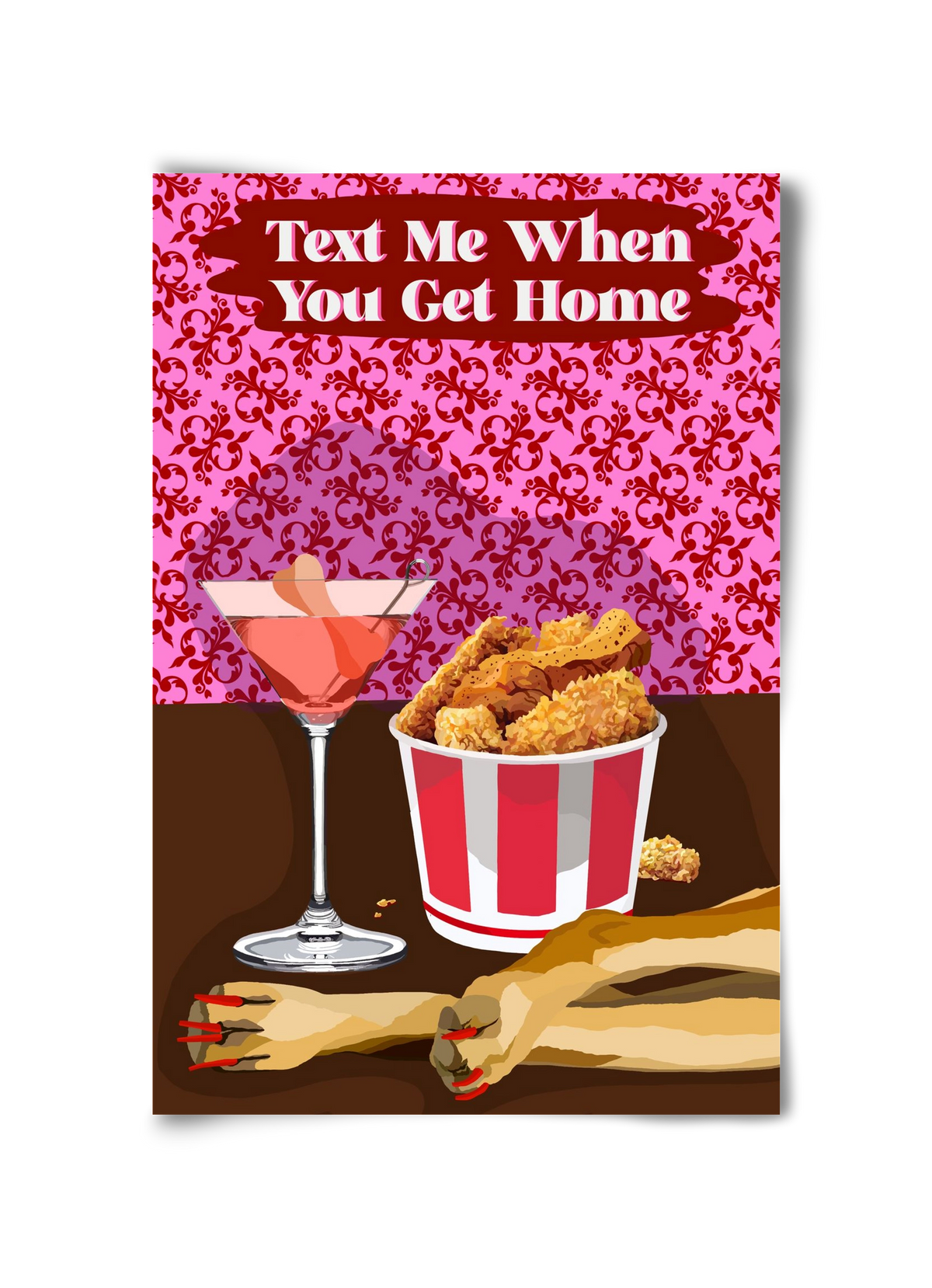 Text Me, 30x45 cm, Keret nélkül