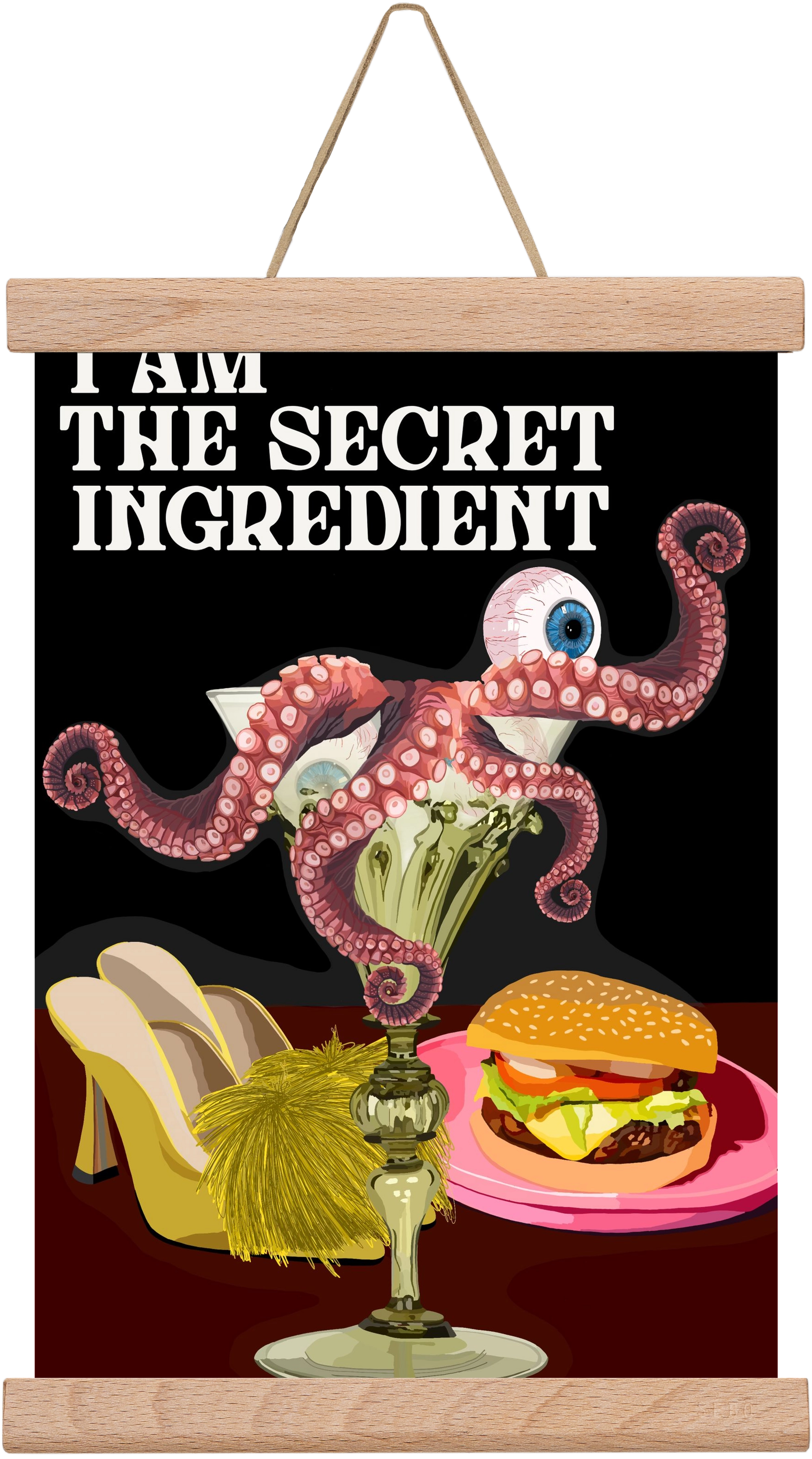 Secret Ingredient, 20x30 cm (20x30 cm), Tölgy akasztó