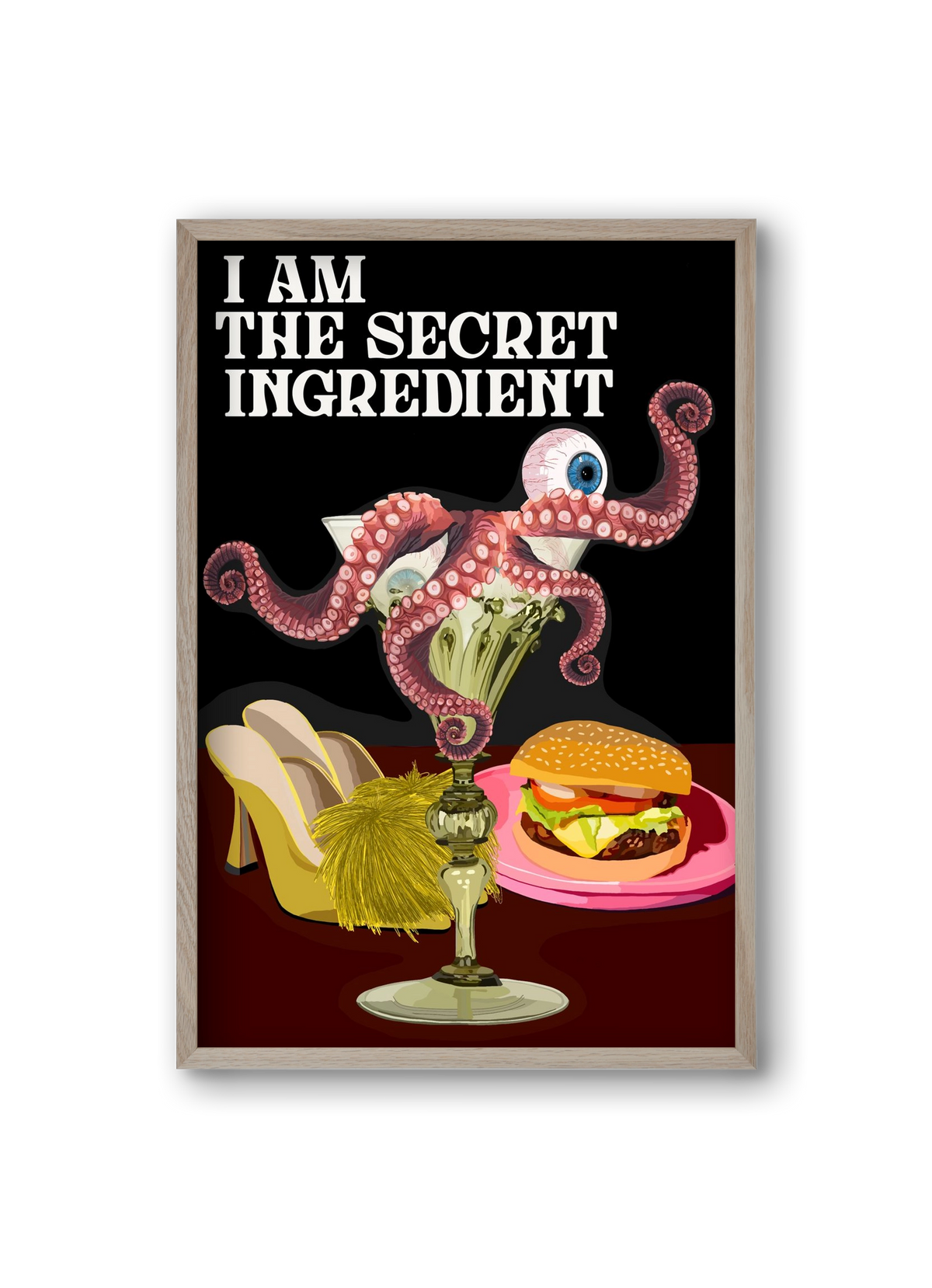 Secret Ingredient, 20x30 cm (20x30 cm), Tölgy keret