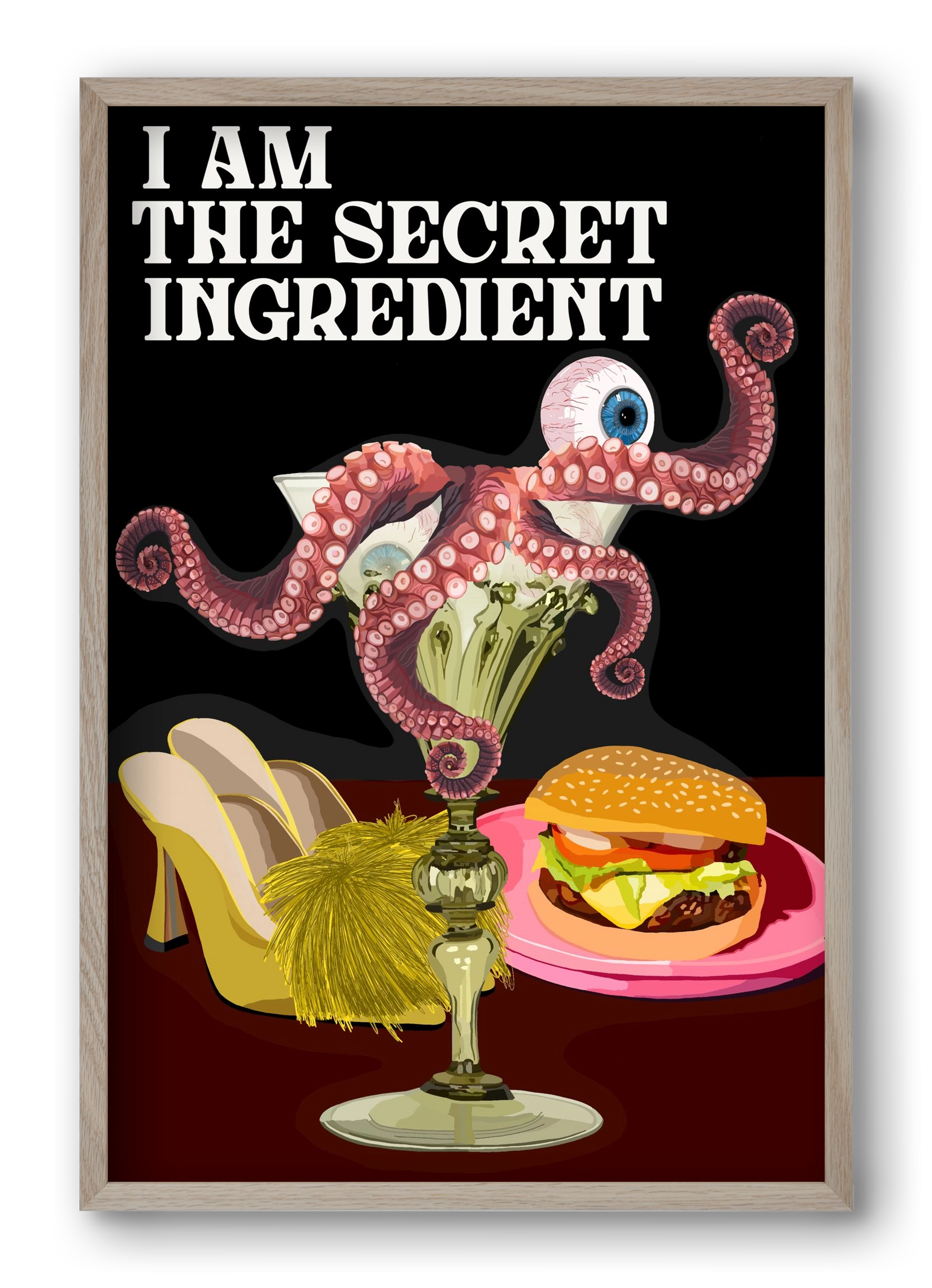 Secret Ingredient, 40x60 cm (40x60 cm), Tölgy keret