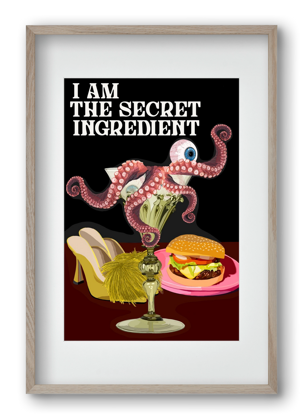Secret Ingredient, 40x60 cm (30x45 cm), Tölgy keret, paszpartuval