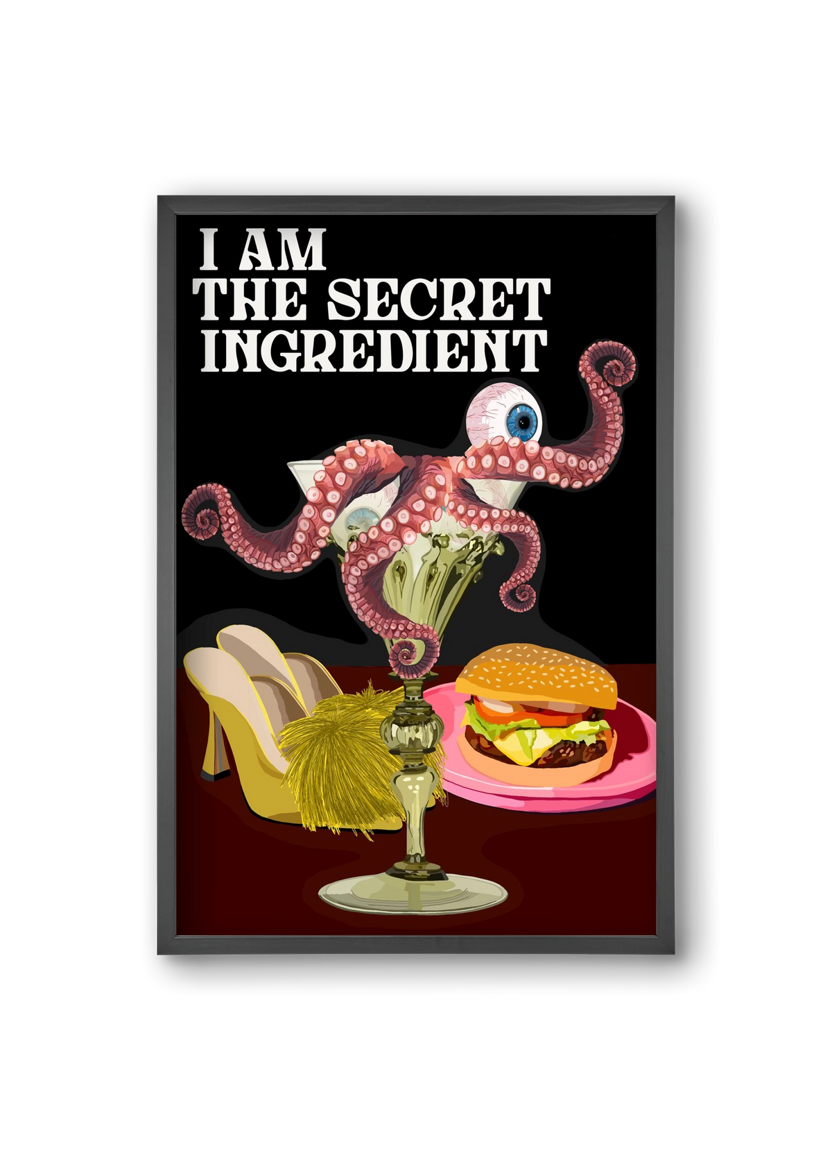 Secret Ingredient, 20x30 cm (20x30 cm), Fekete keret