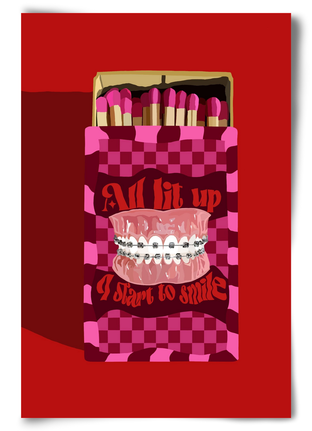 Start to smile, 60x90 cm, Keret nélkül