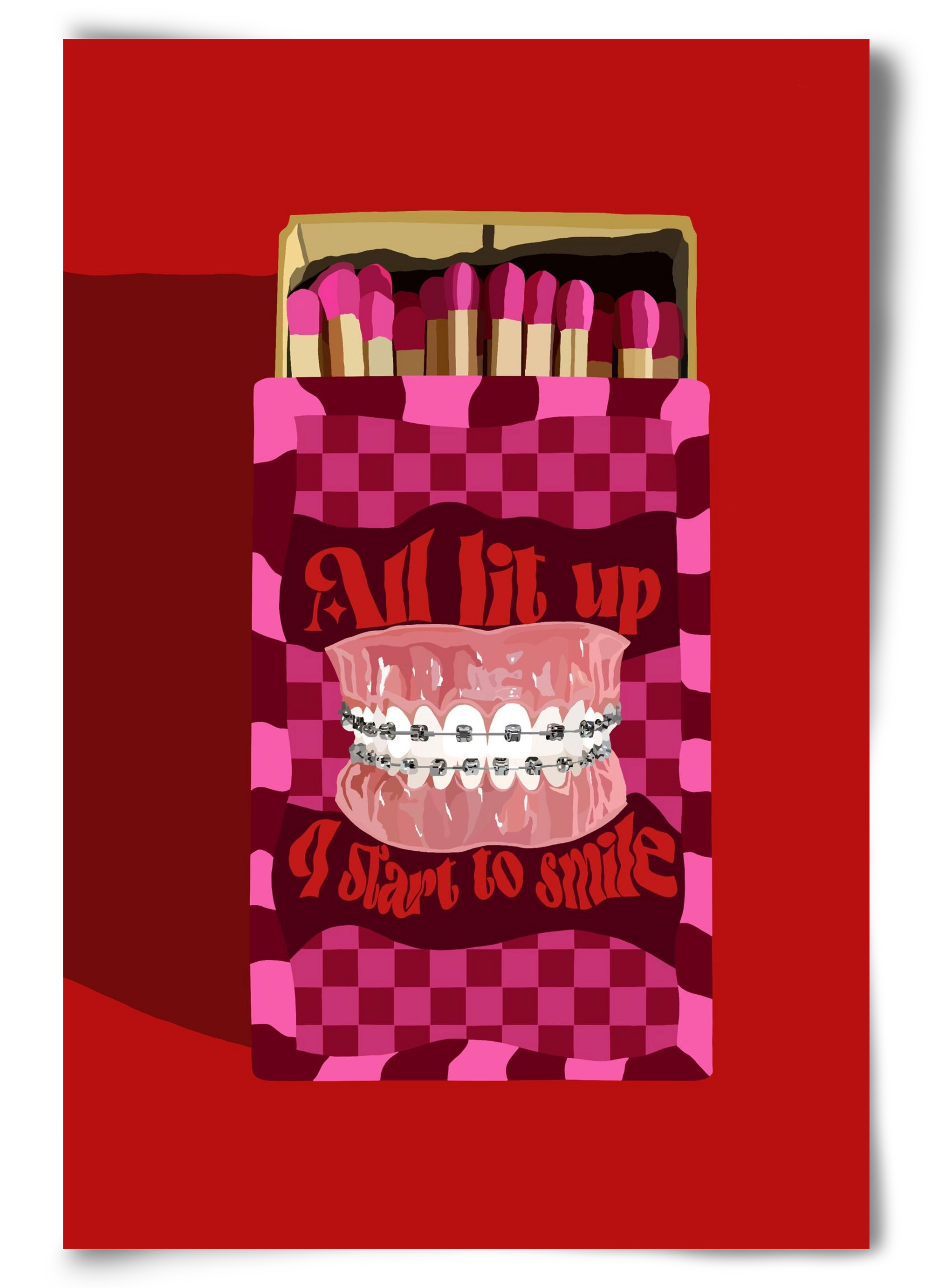 Start to smile, 60x90 cm, Keret nélkül