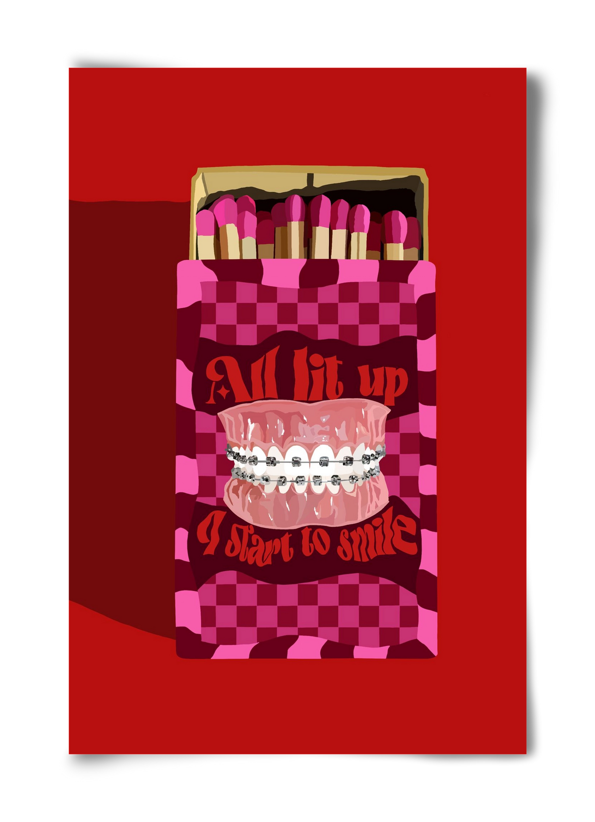 Start to smile, 40x60 cm, Keret nélkül