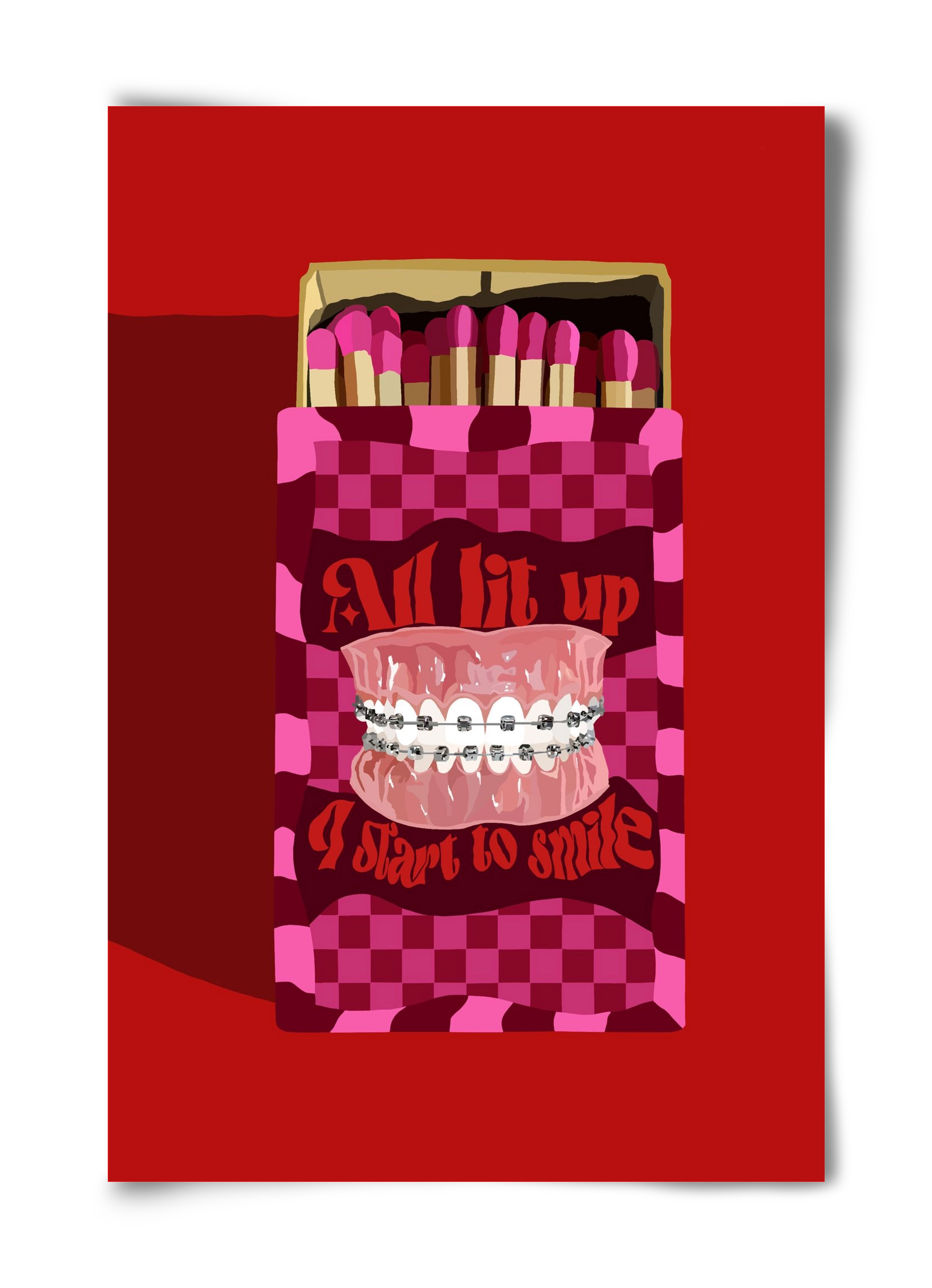 Start to smile, 40x60 cm, Keret nélkül