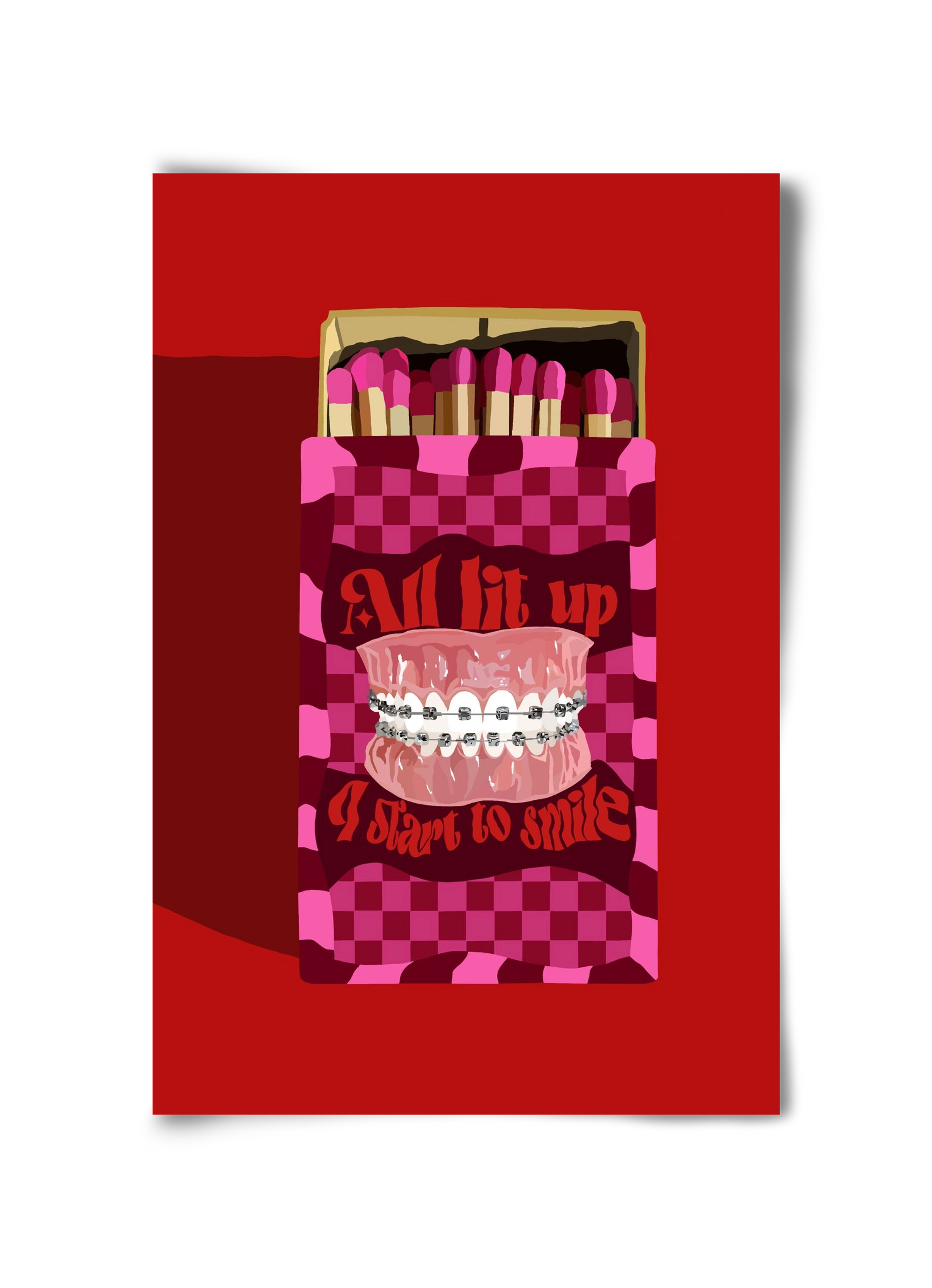 Start to smile, 30x45 cm, Keret nélkül