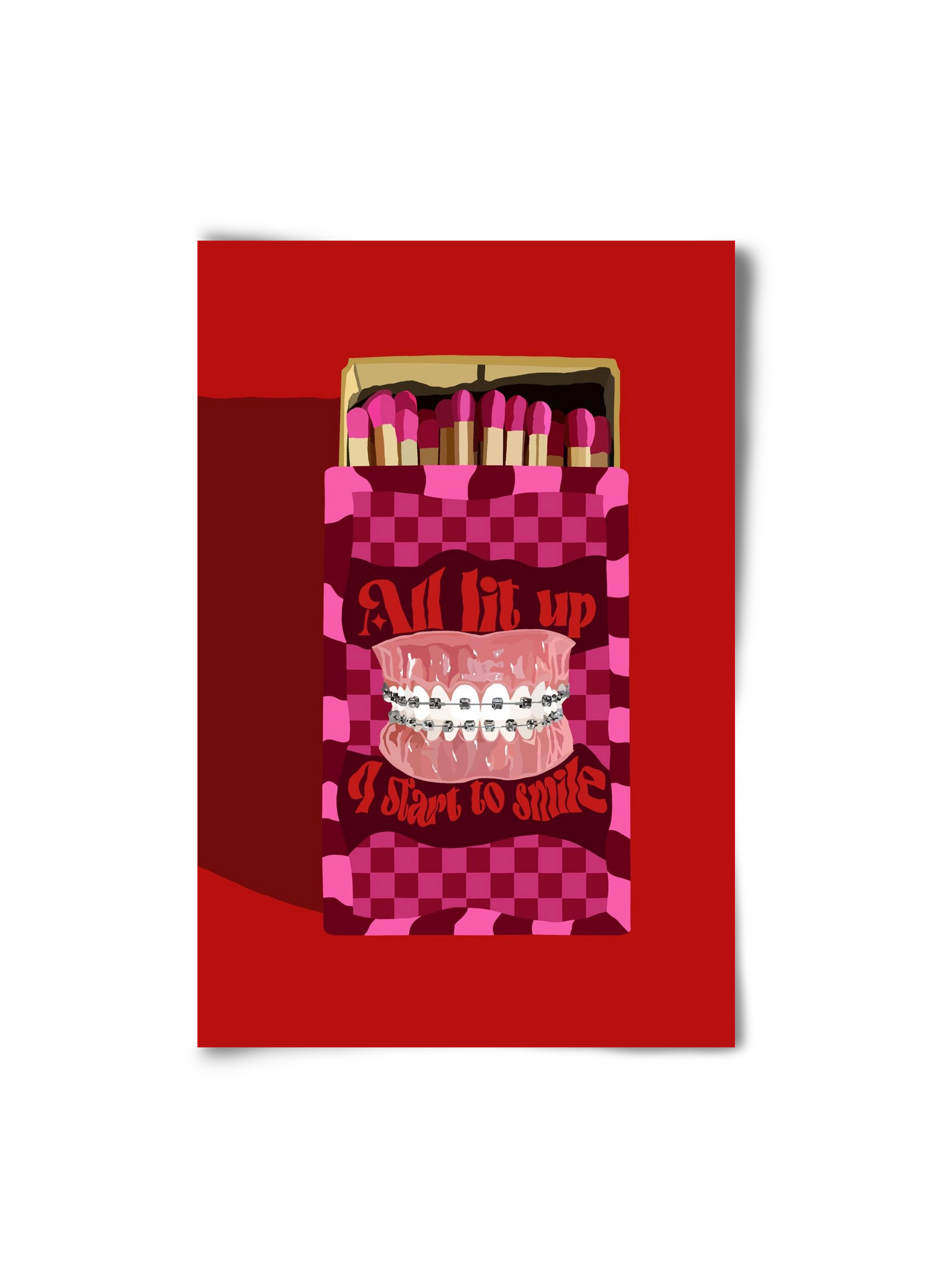 Start to smile, 20x30 cm, Keret nélkül