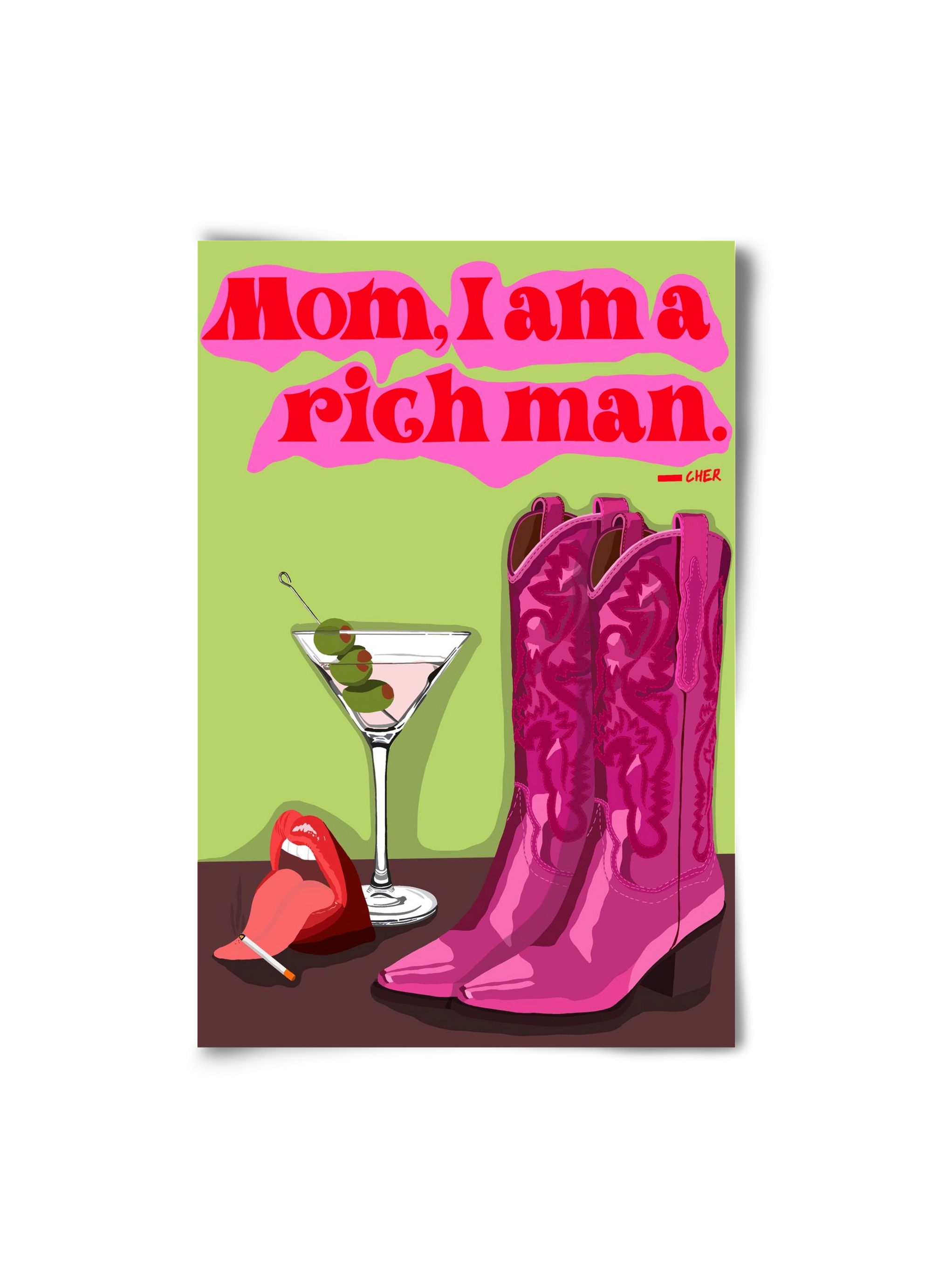 Cher, 20x30 cm, Keret nélkül