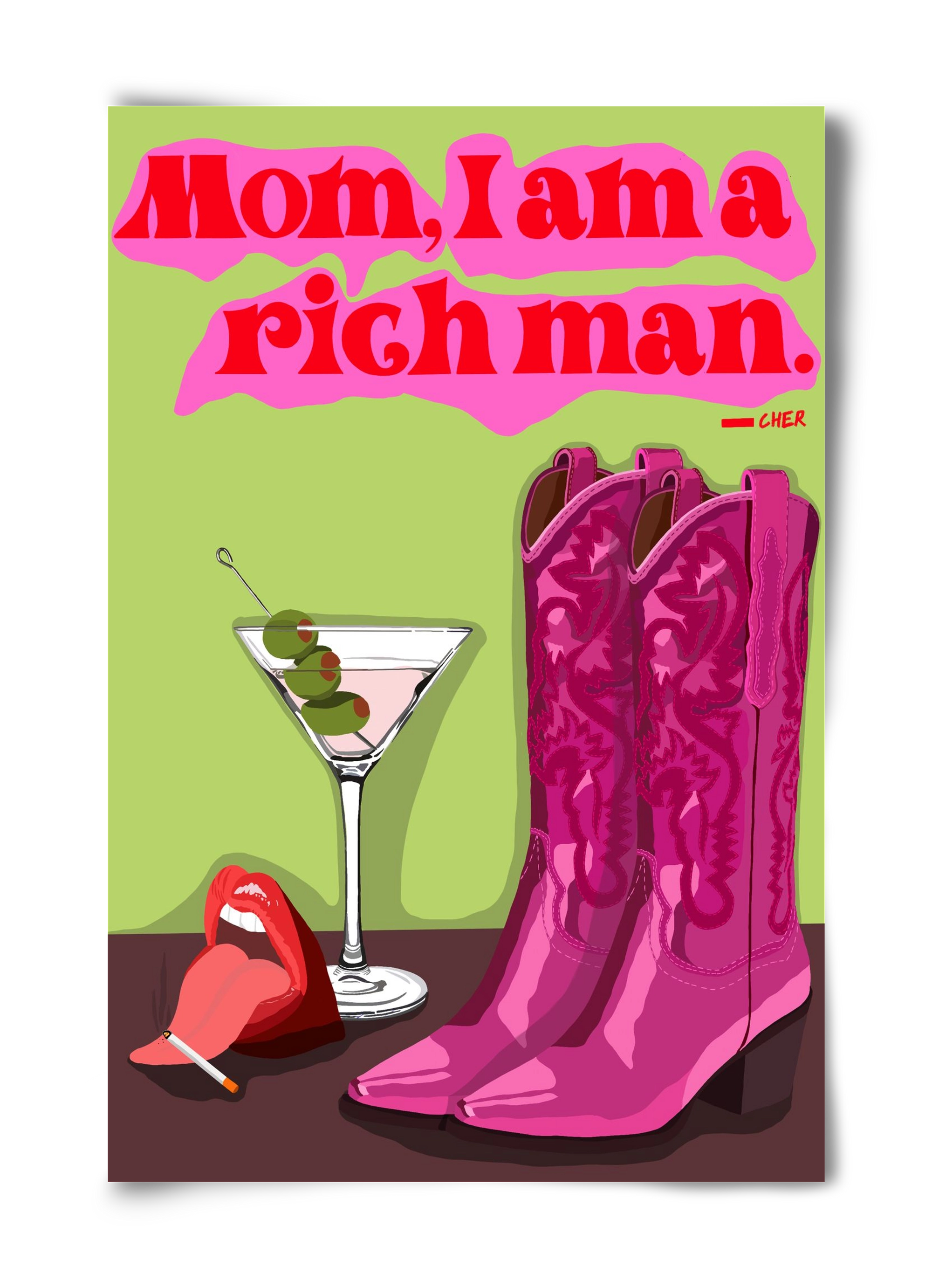 Cher, 40x60 cm, Keret nélkül