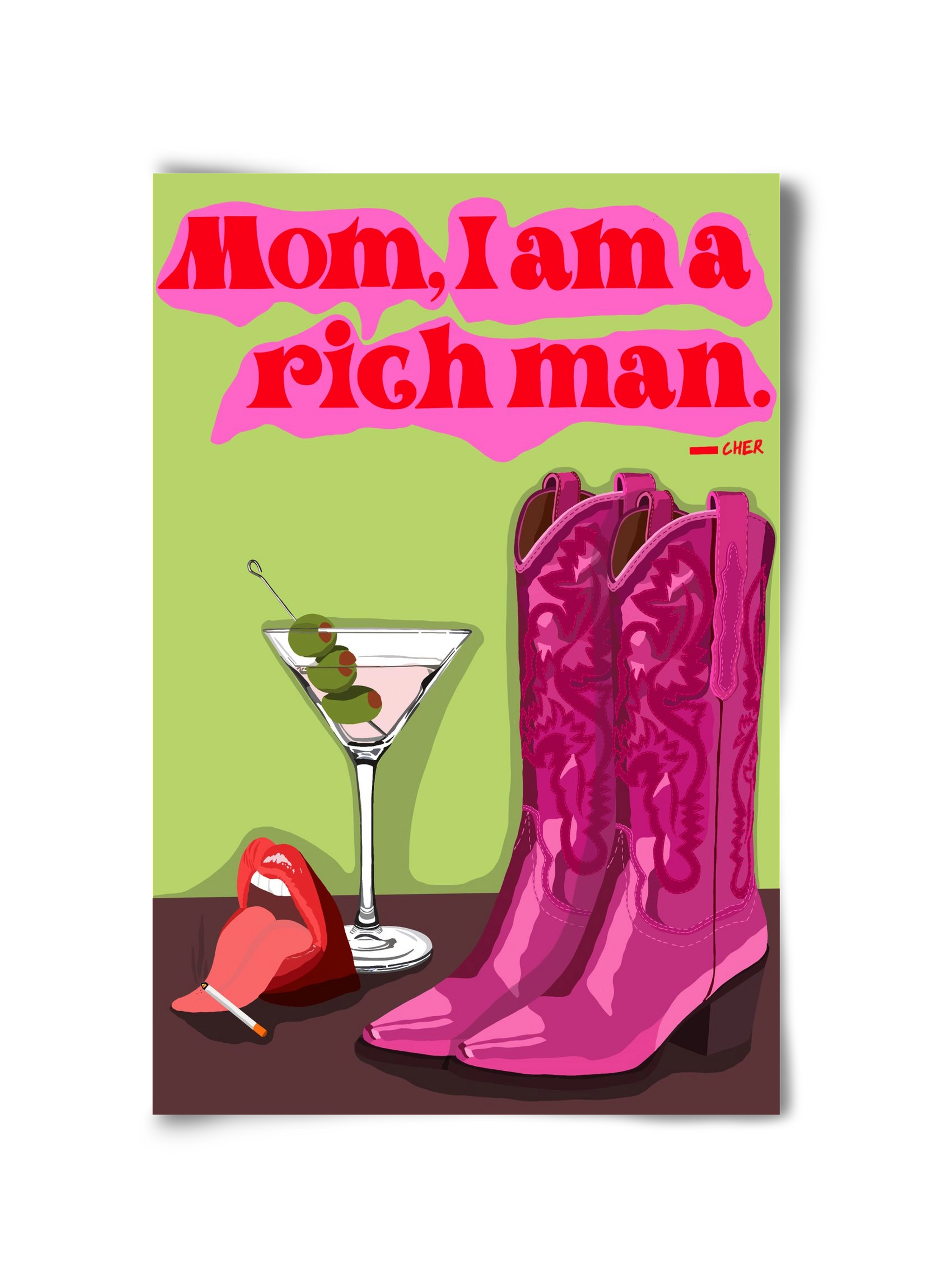 Cher, 30x45 cm, Keret nélkül