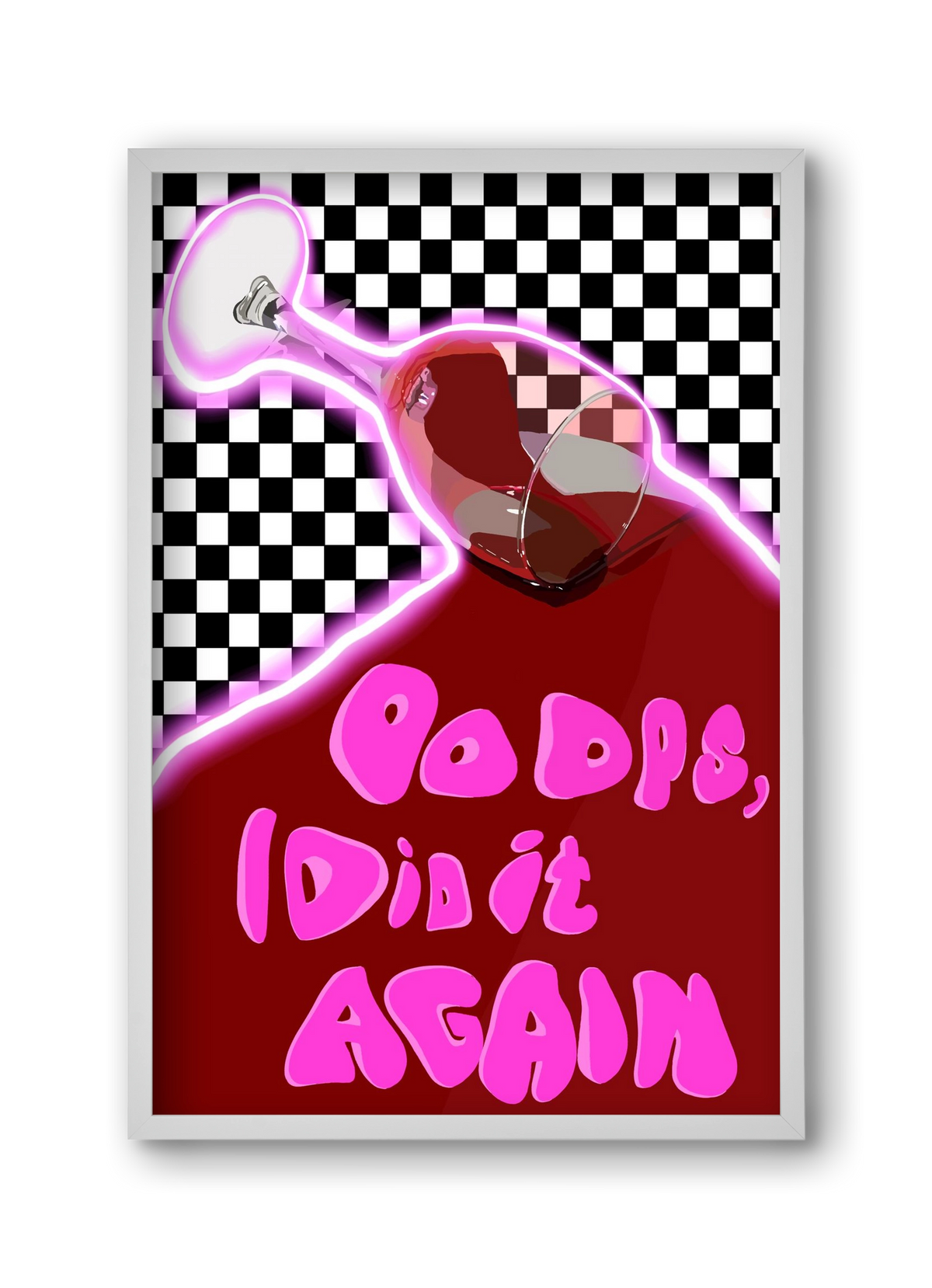 Ooops..., 30x45 cm (30x45 cm), Fehér keret